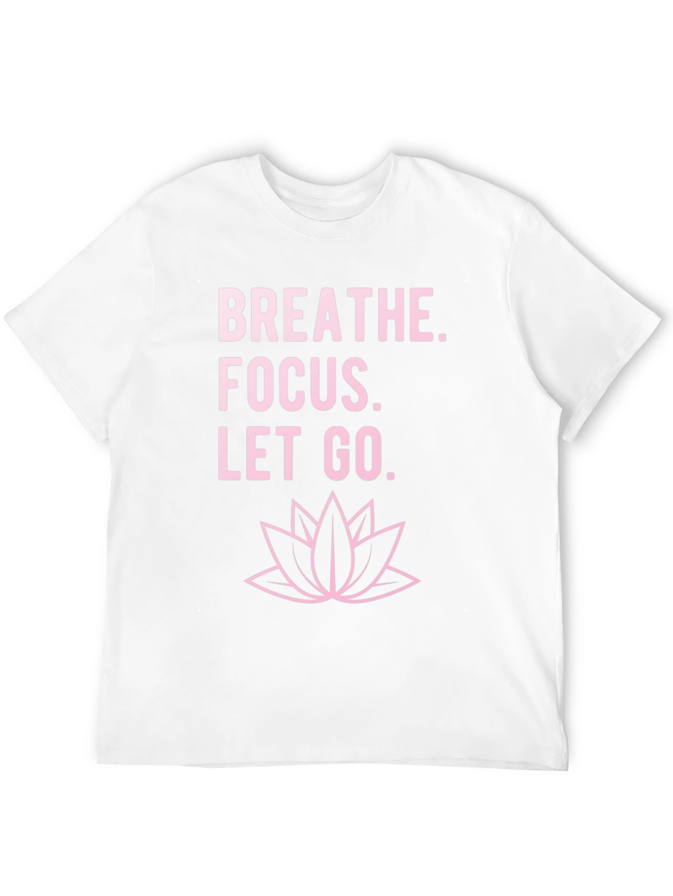 Breathe Focus Let Go T-Shirt - Black