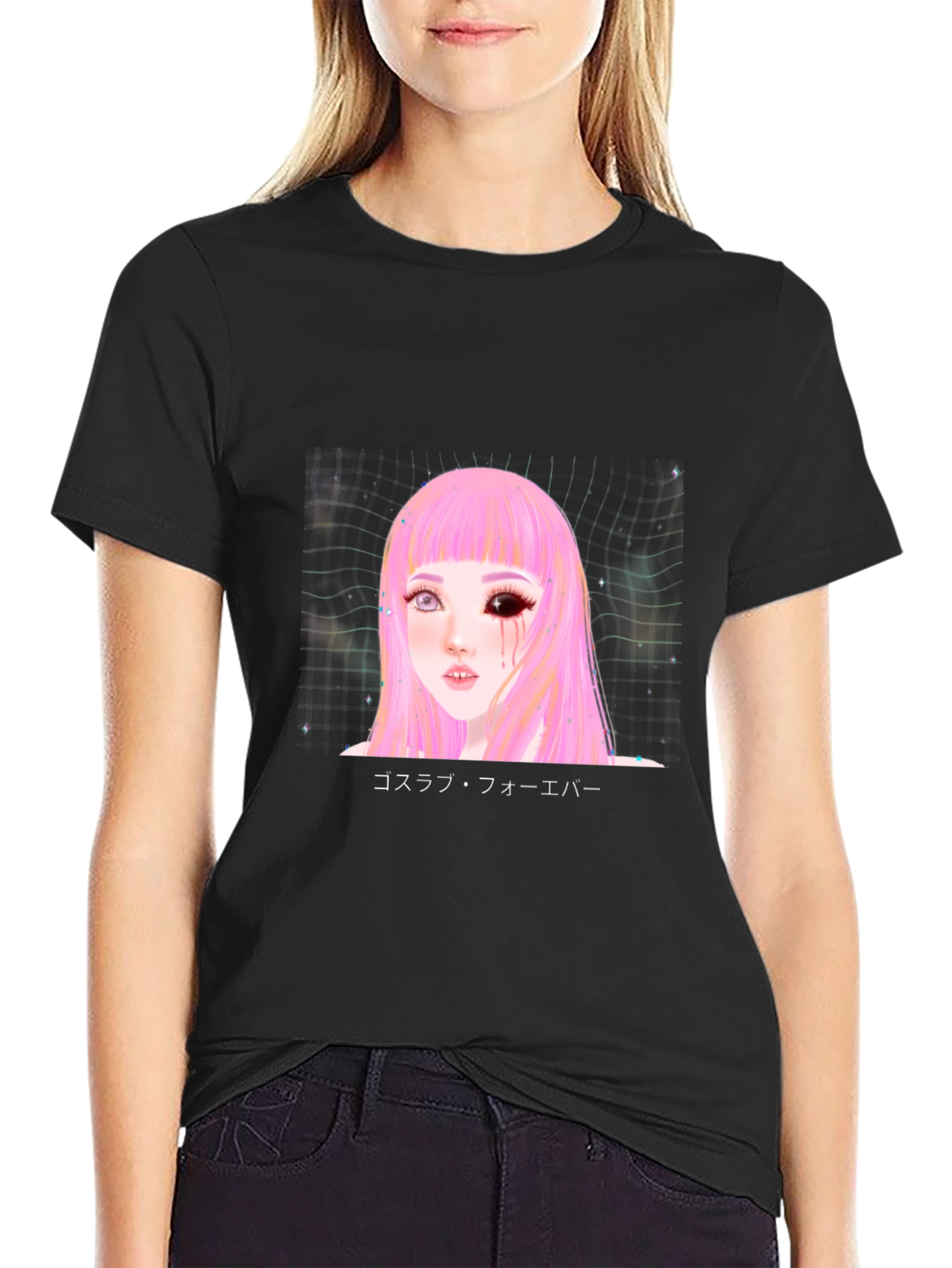 Gothic Anime Girl T-Shirt - Cosplay Forever
