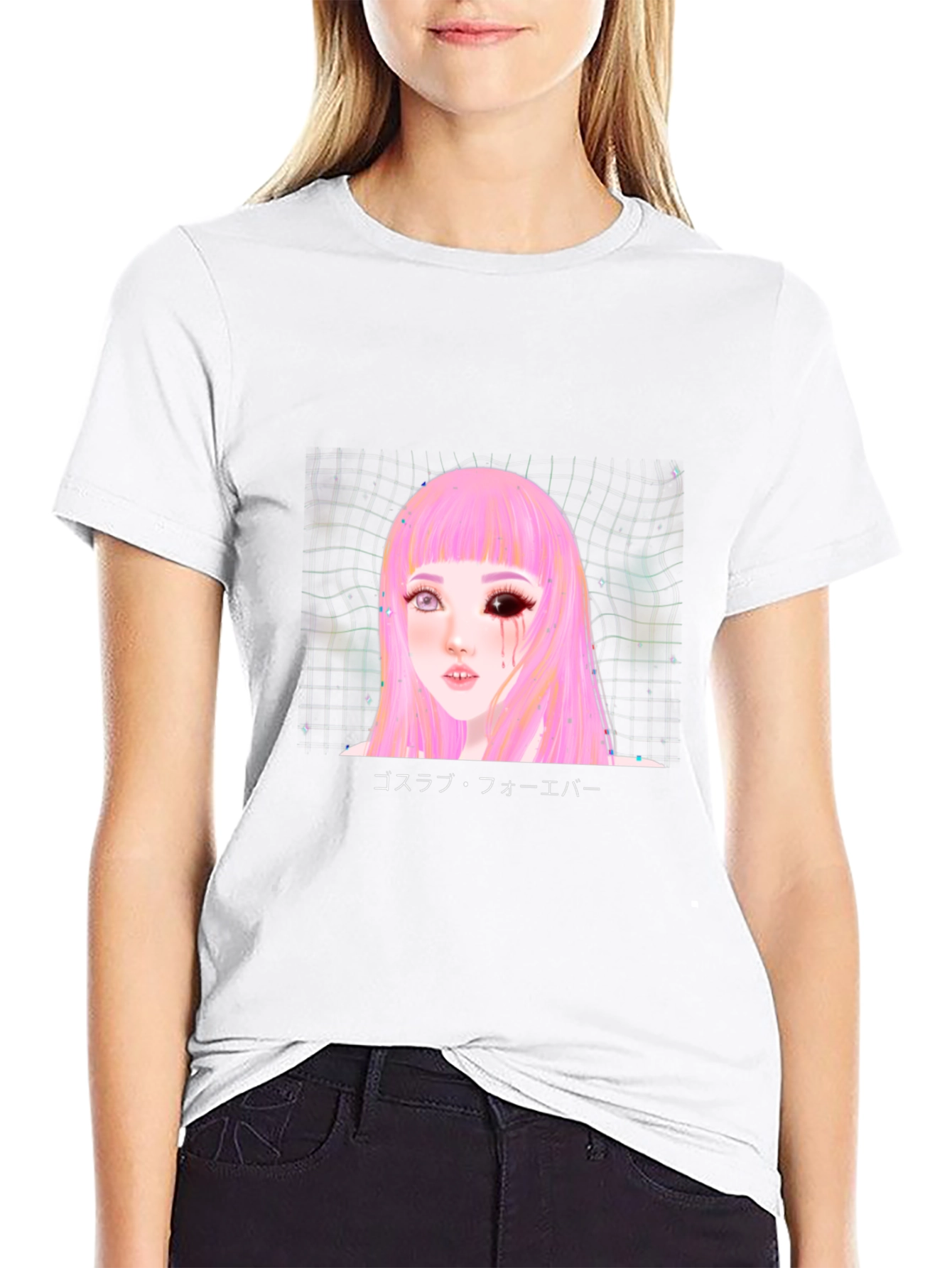 Gothic Anime Girl T-Shirt - Cosplay Forever