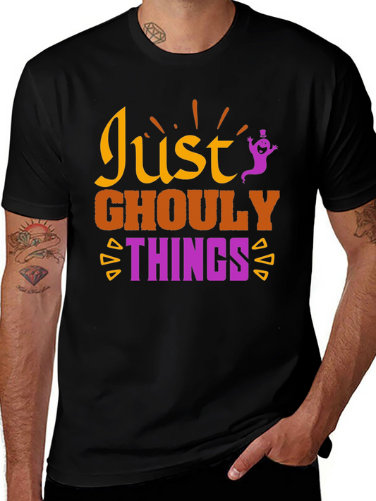 Just Ghouly Things Halloween Graphic T-Shirt