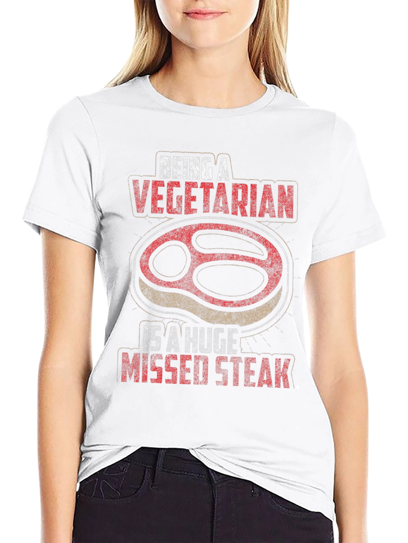 Being A Vegetarian is a Huge Missed Steak T-Shirt