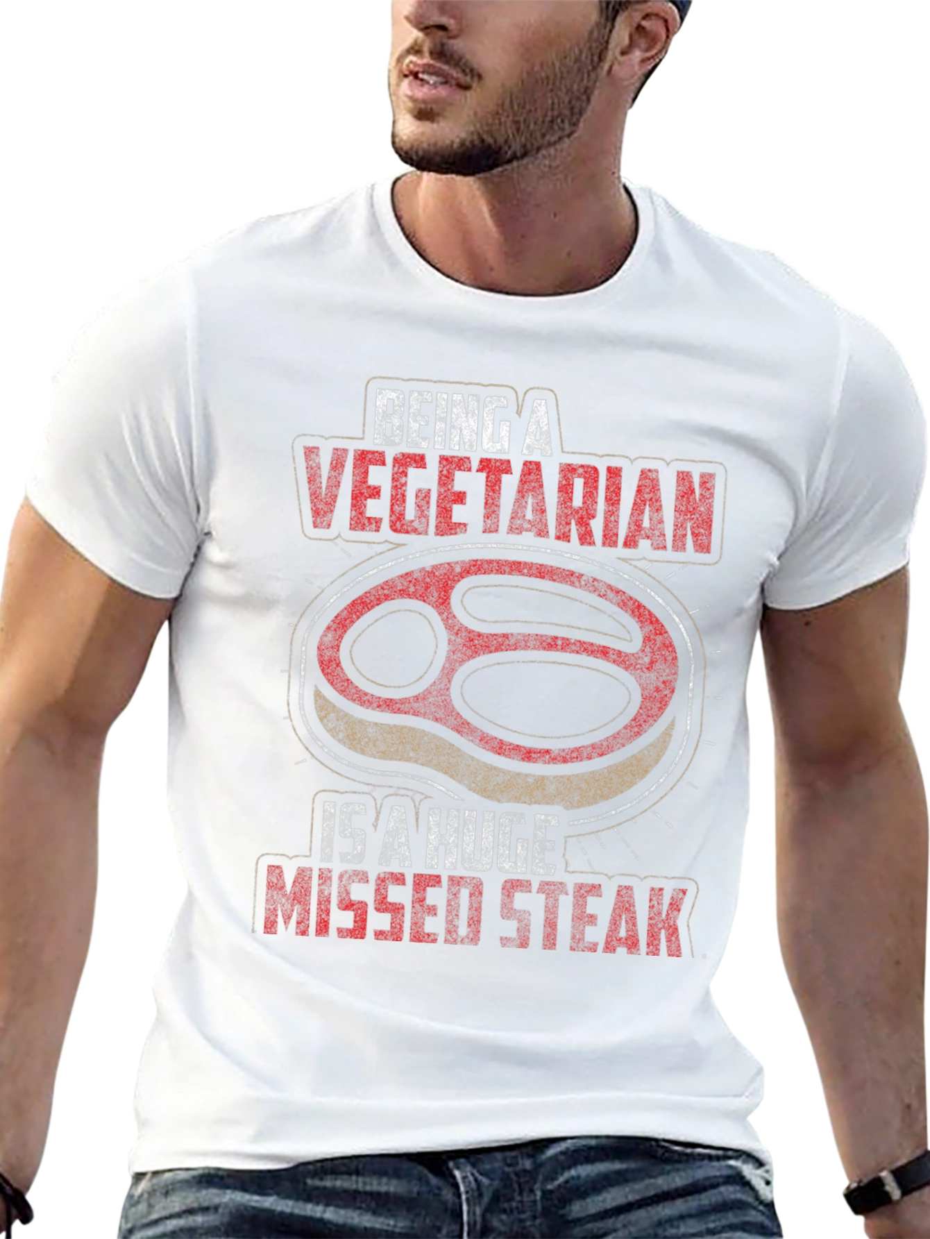 Being A Vegetarian is a Huge Missed Steak T-Shirt
