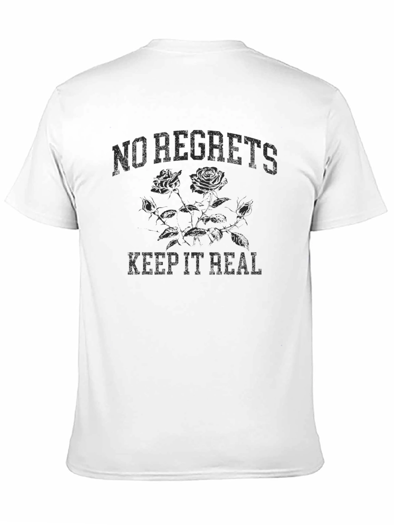 No Regrets Graphic Print Tee