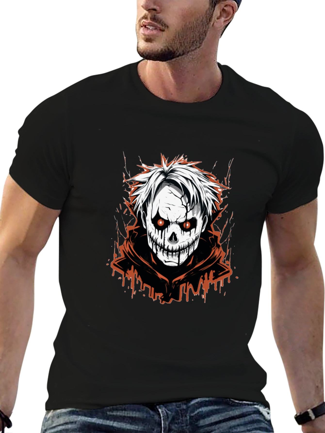 Grim Reaper Graphic Tee - Black