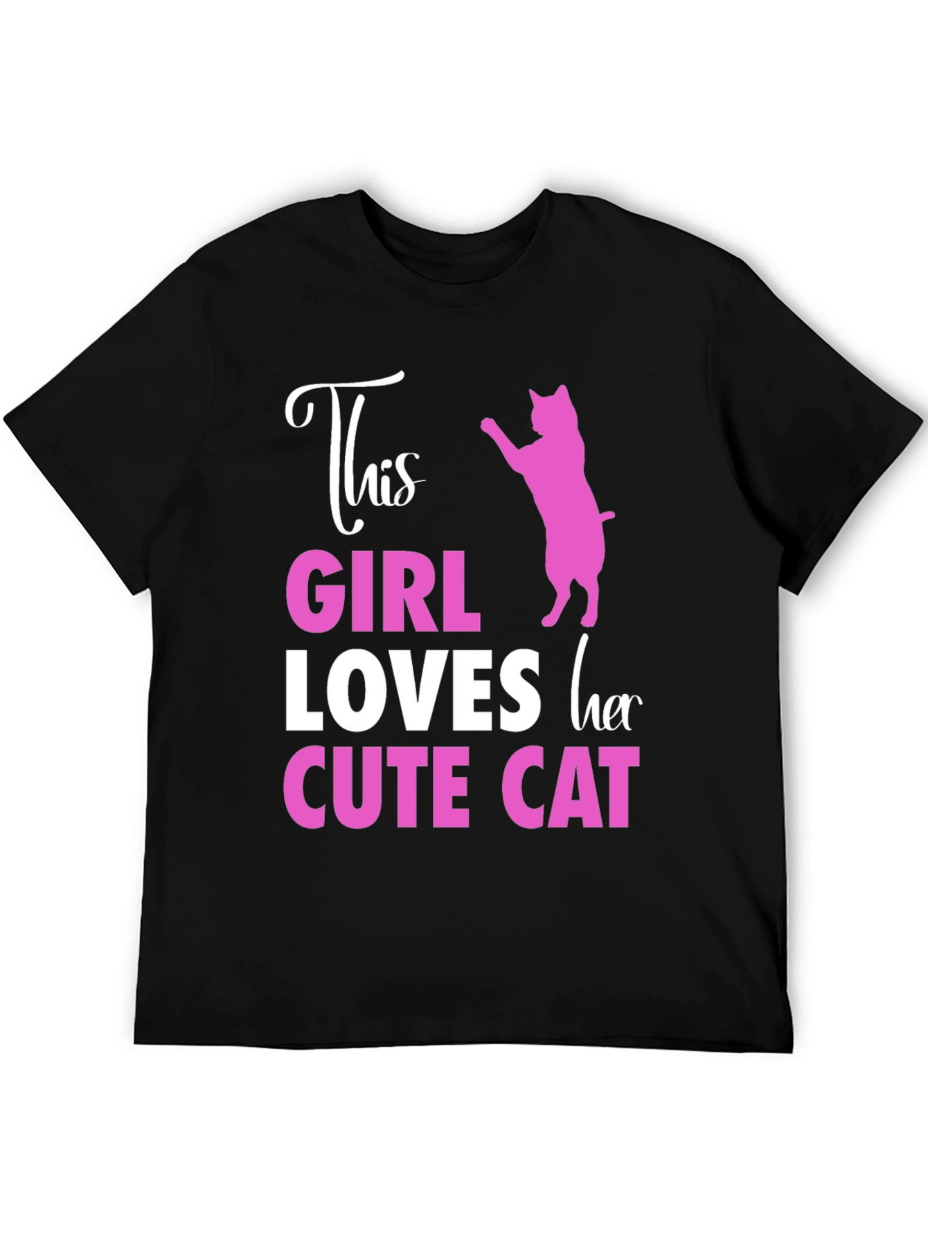 This Girl Loves Her Cute Cat T-Shirt
