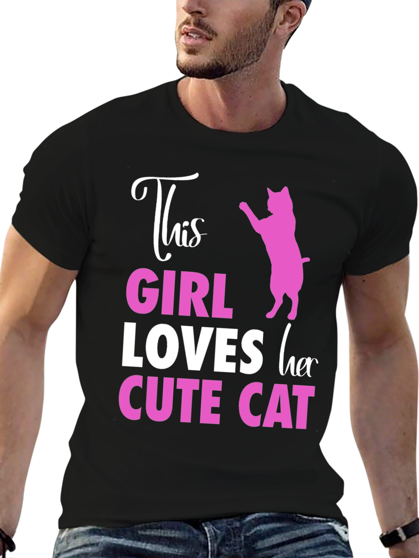 This Girl Loves Her Cute Cat T-Shirt