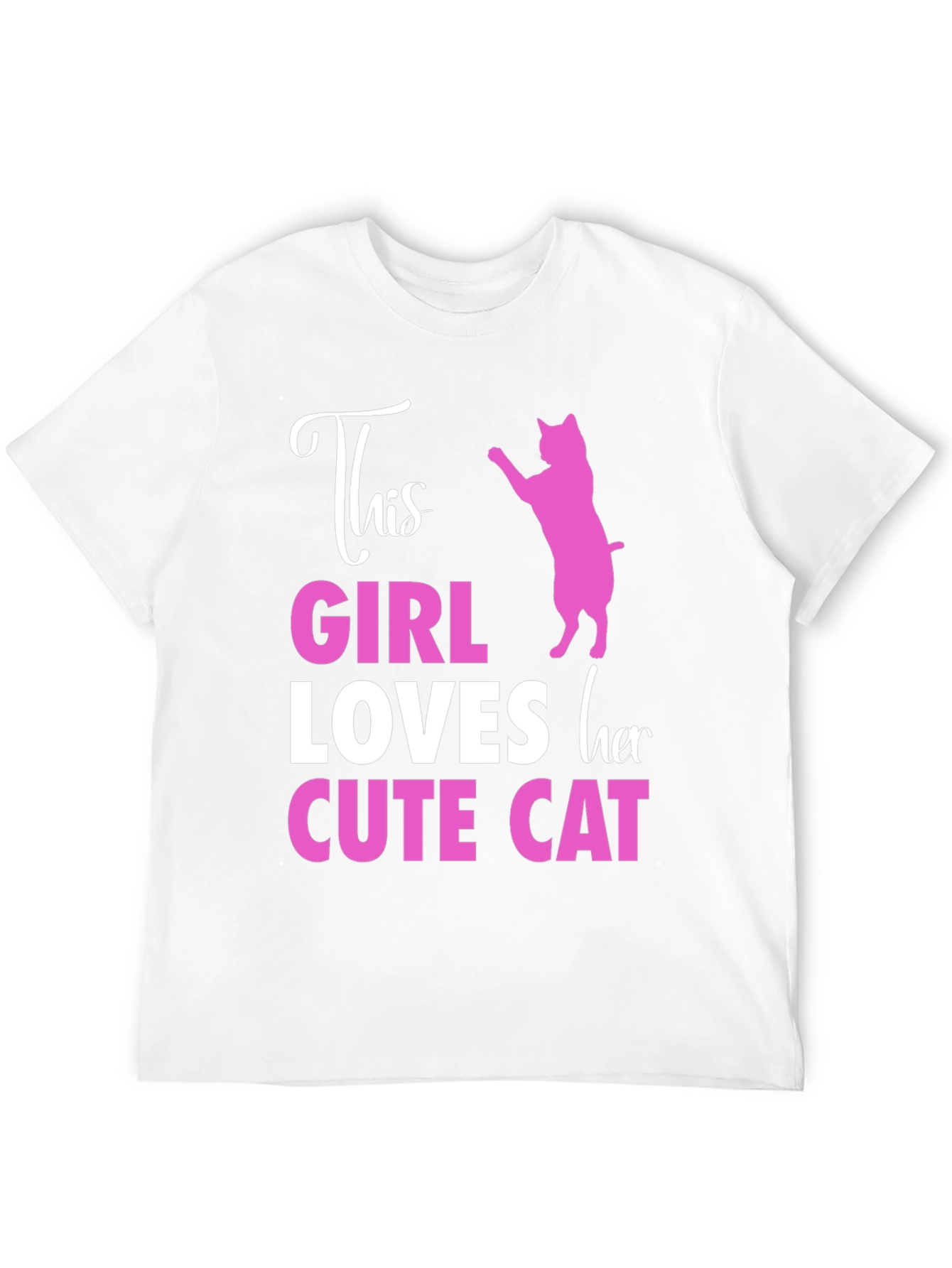 This Girl Loves Her Cute Cat T-Shirt