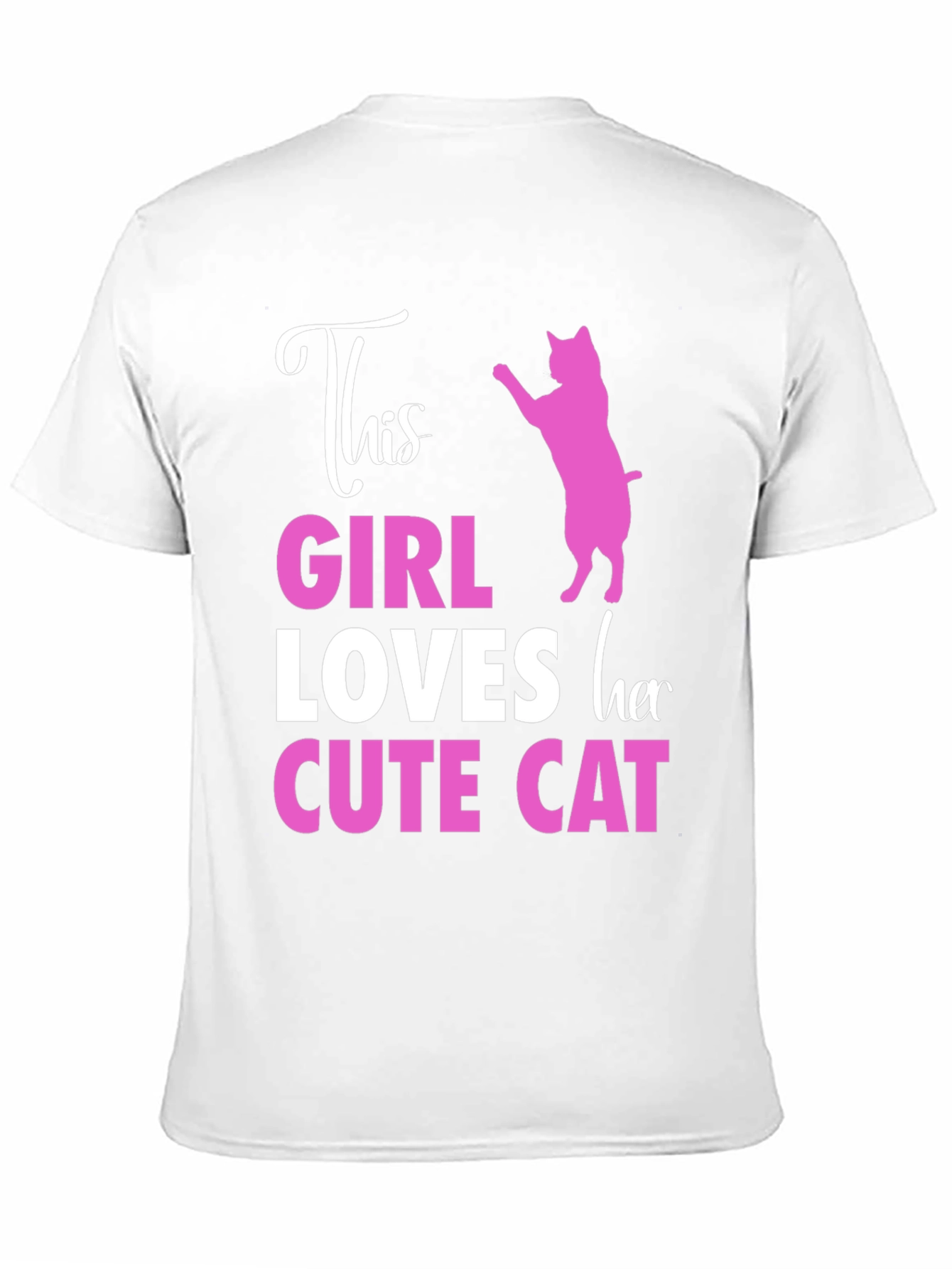 This Girl Loves Her Cute Cat T-Shirt
