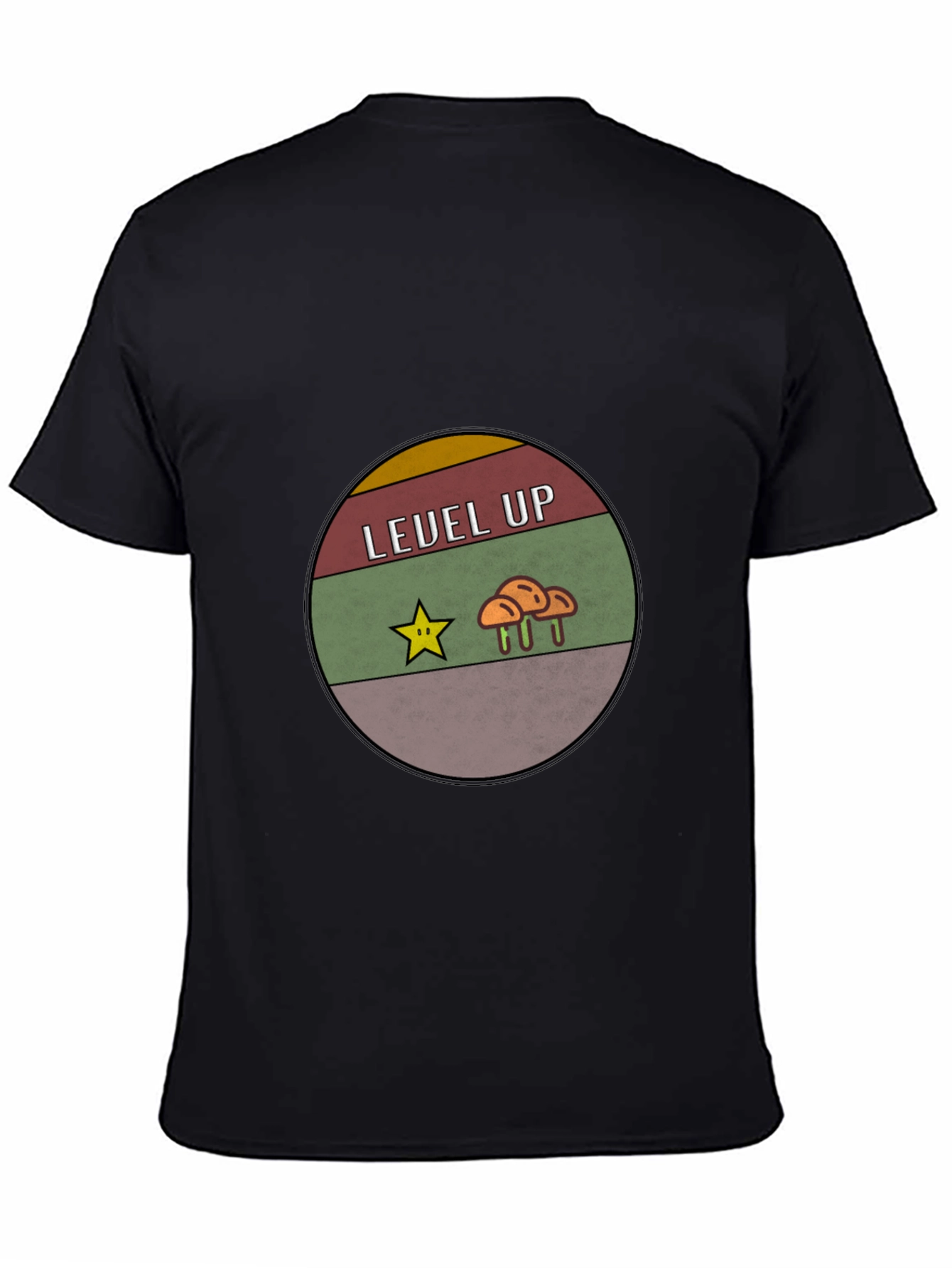 Level Up Black T-Shirt - Gamer Edition