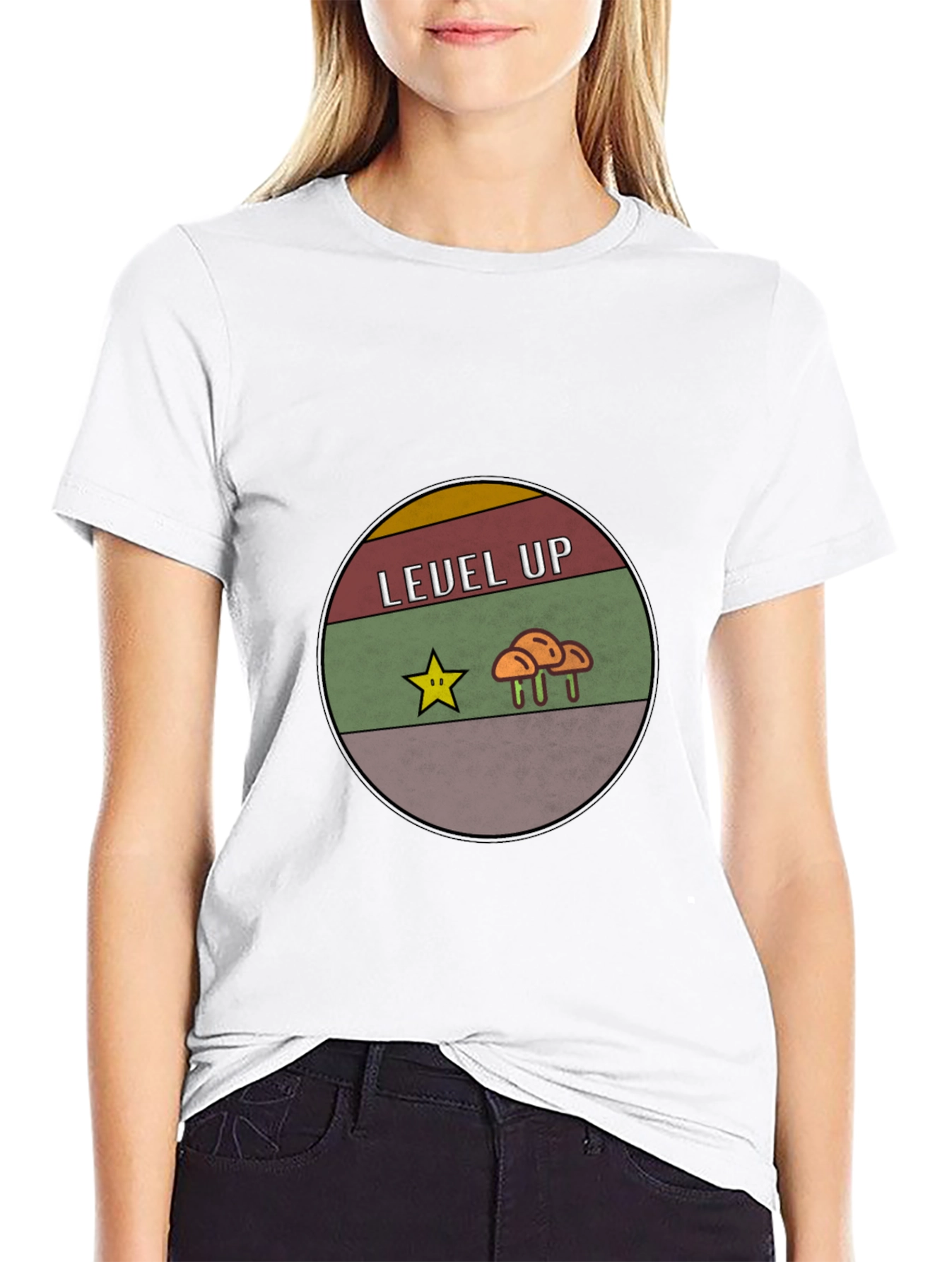 Level Up Black T-Shirt - Gamer Edition