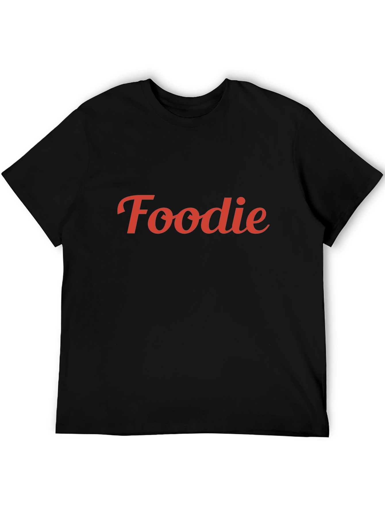 Foodie Black T-Shirt - Stylish & Comfortable