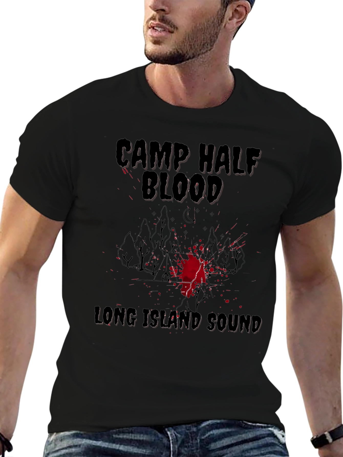 Camp Half Blood Black T-Shirt