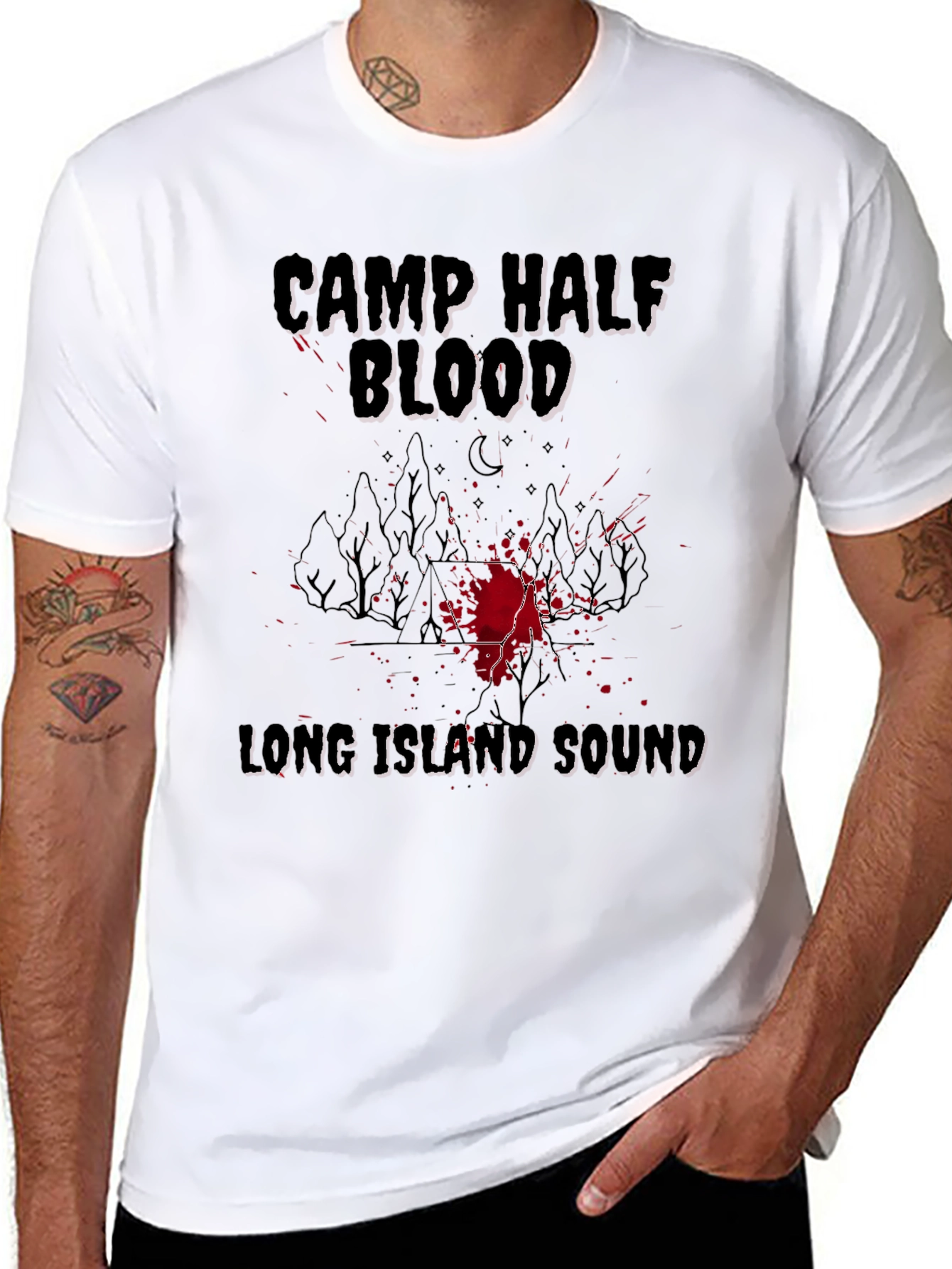 Camp Half Blood Black T-Shirt
