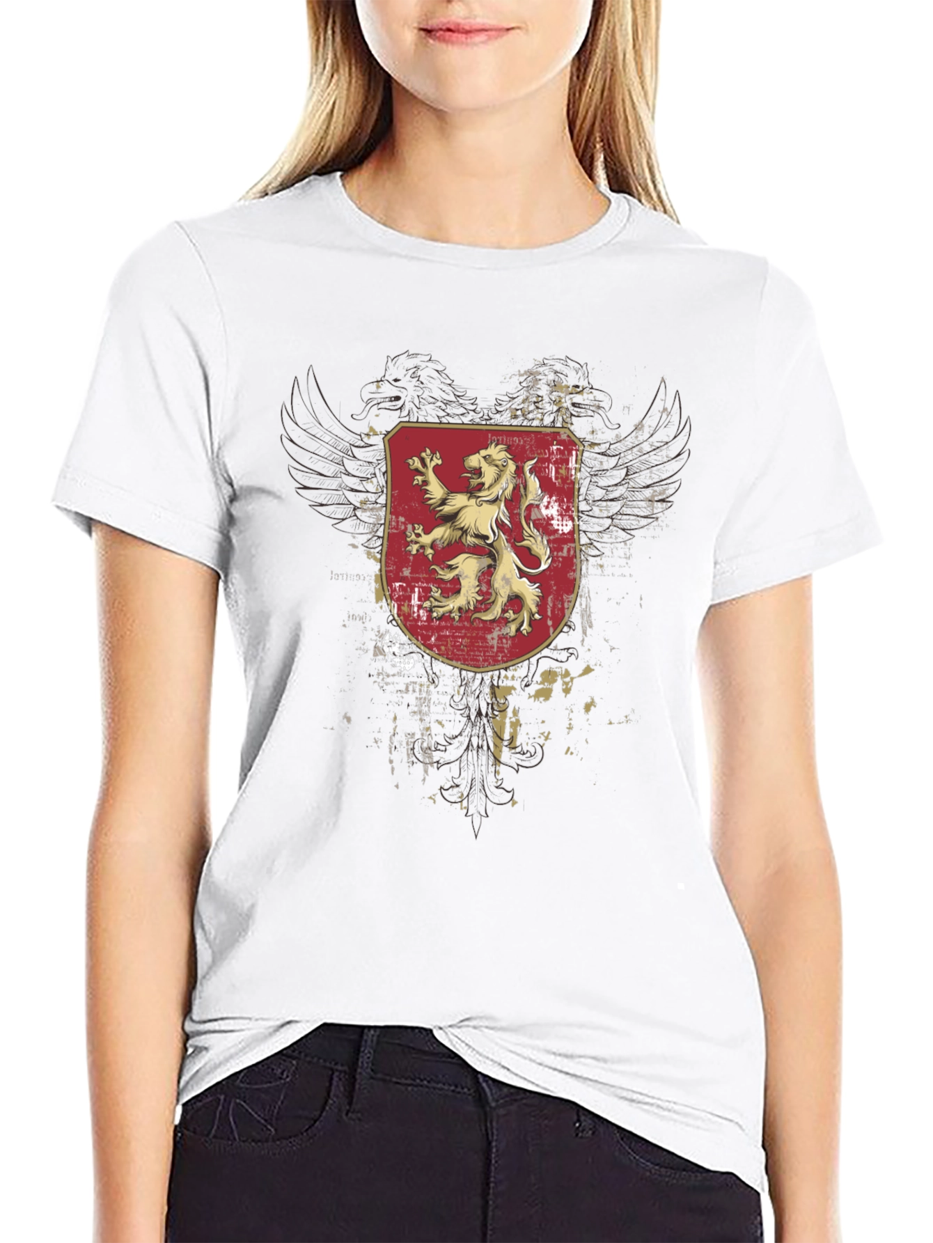 Lion Crest Graphic T-Shirt