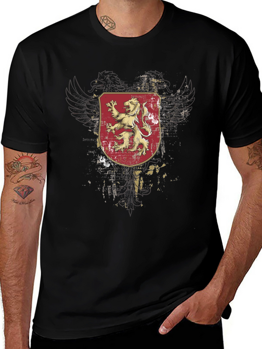 Lion Crest Graphic T-Shirt