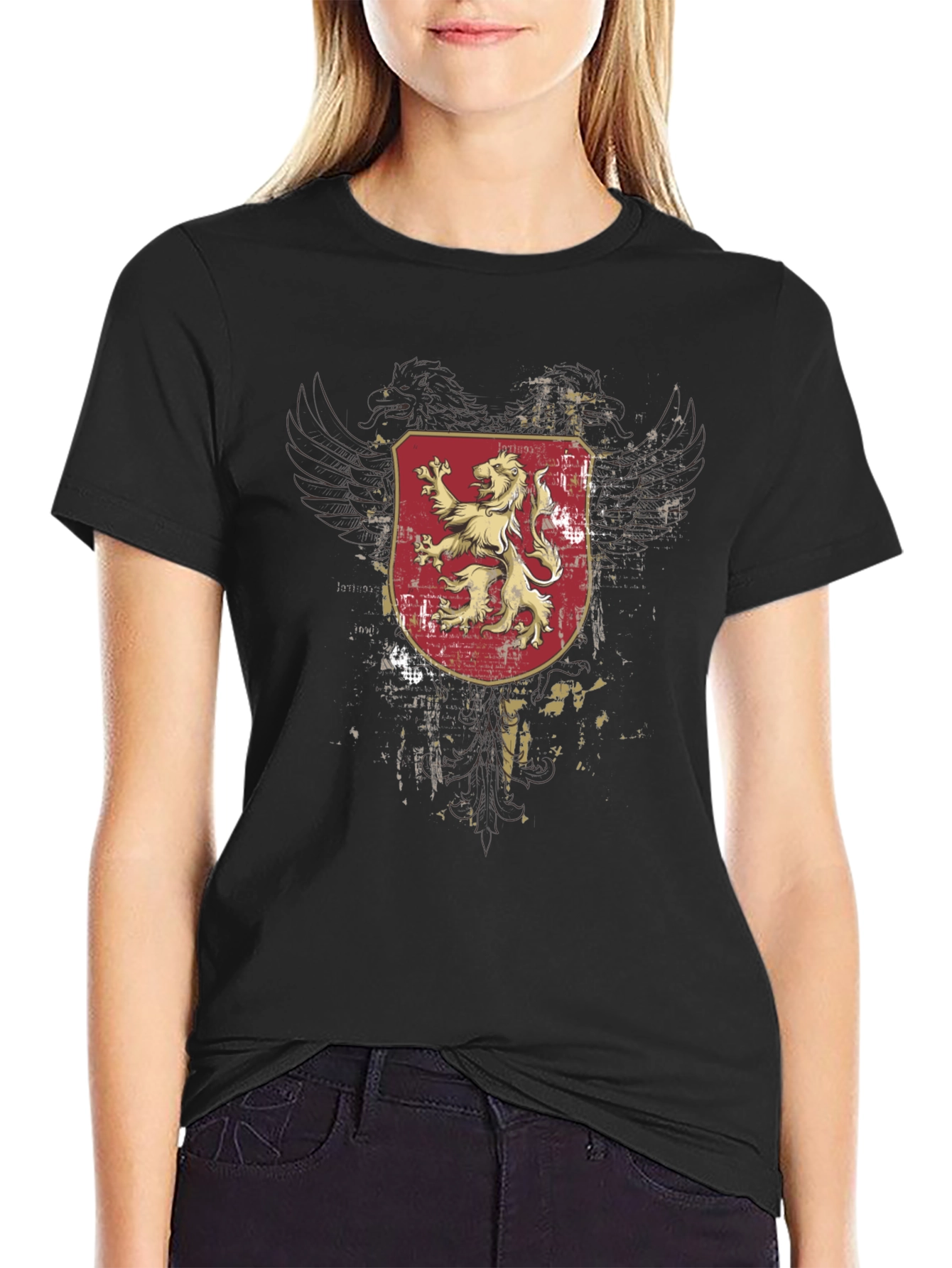 Lion Crest Graphic T-Shirt