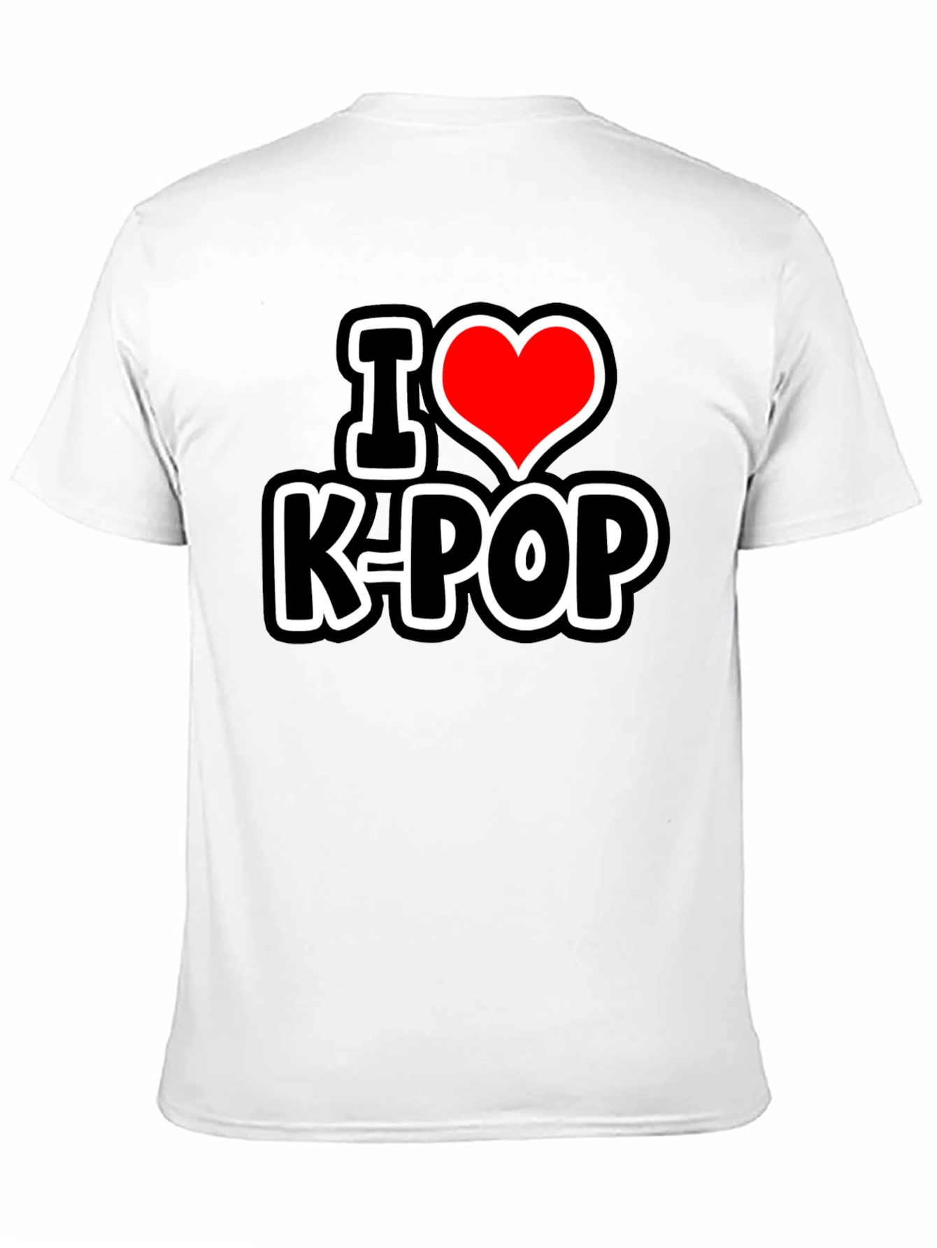 I Heart K-Pop Black T-Shirt