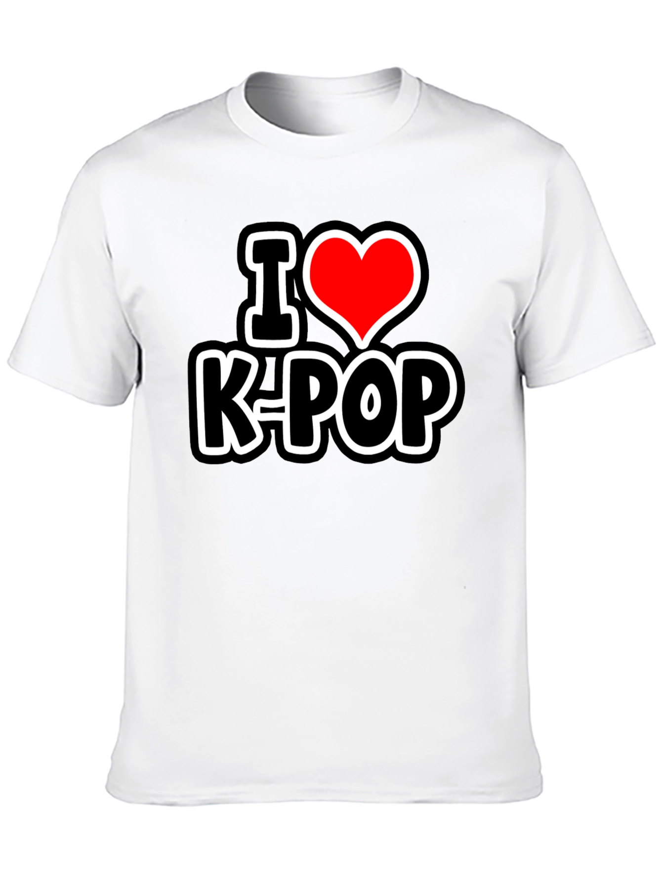 I Heart K-Pop Black T-Shirt