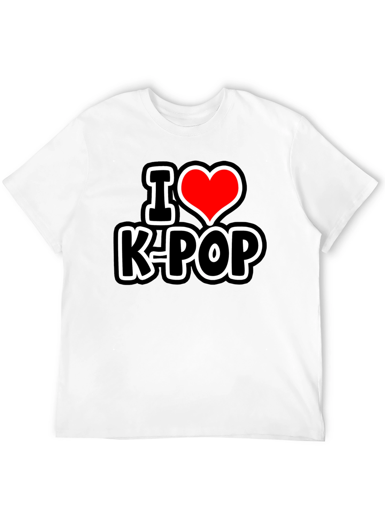 I Heart K-Pop Black T-Shirt
