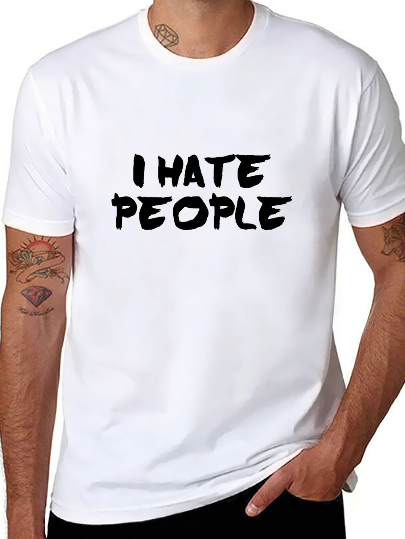 I Hate People T-Shirt - Funny Anti-Social Tee
