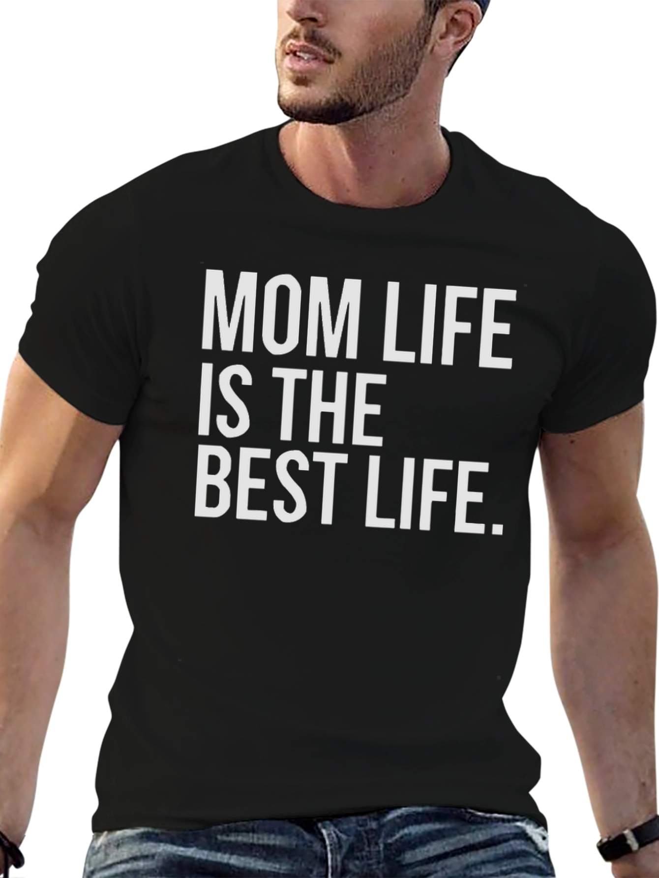 Mom Life T-Shirt - Black Cotton Tee