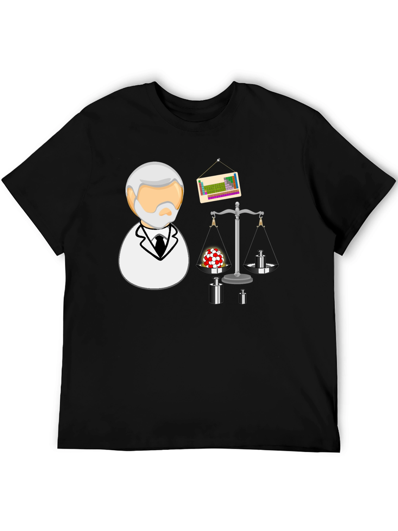 Science T-Shirt: Balance of Chemistry Black