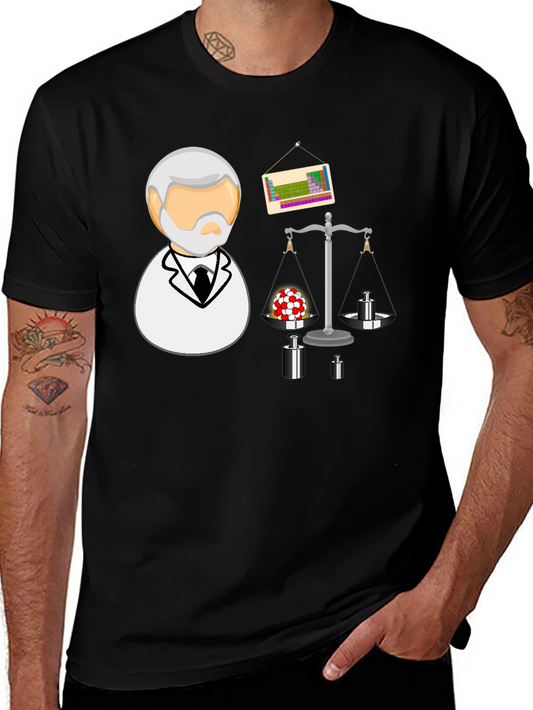 Science T-Shirt: Balance of Chemistry Black