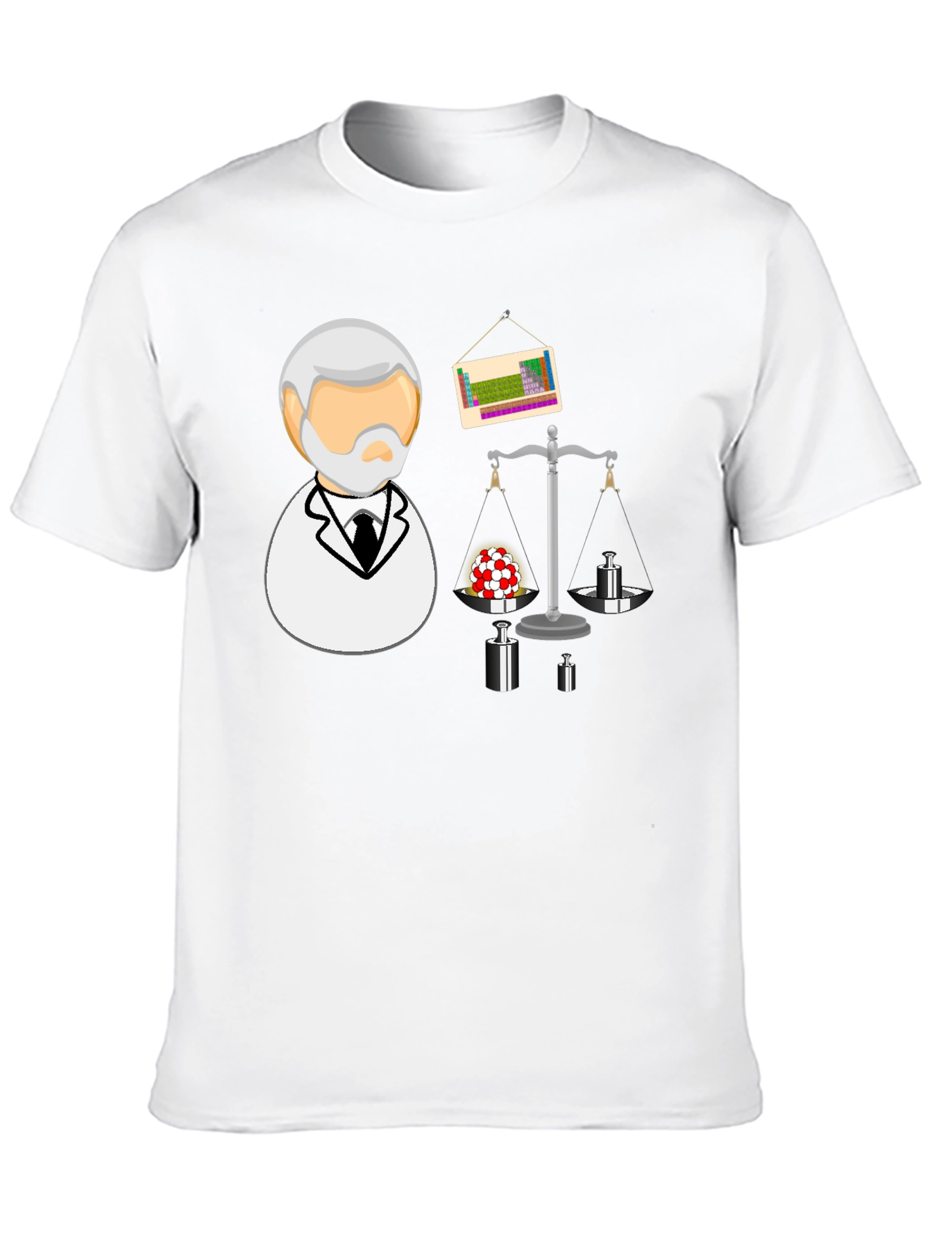 Science T-Shirt: Balance of Chemistry Black