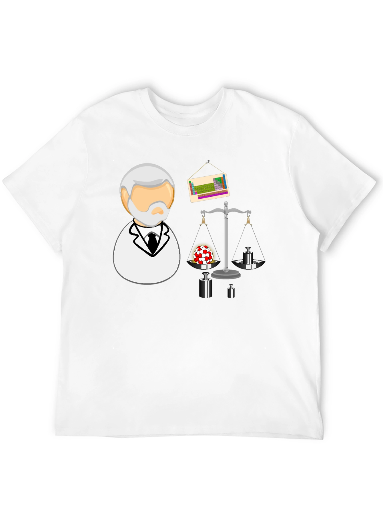 Science T-Shirt: Balance of Chemistry Black