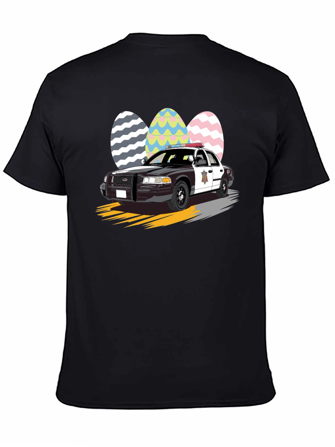 Police Car Easter Egg T-Shirt