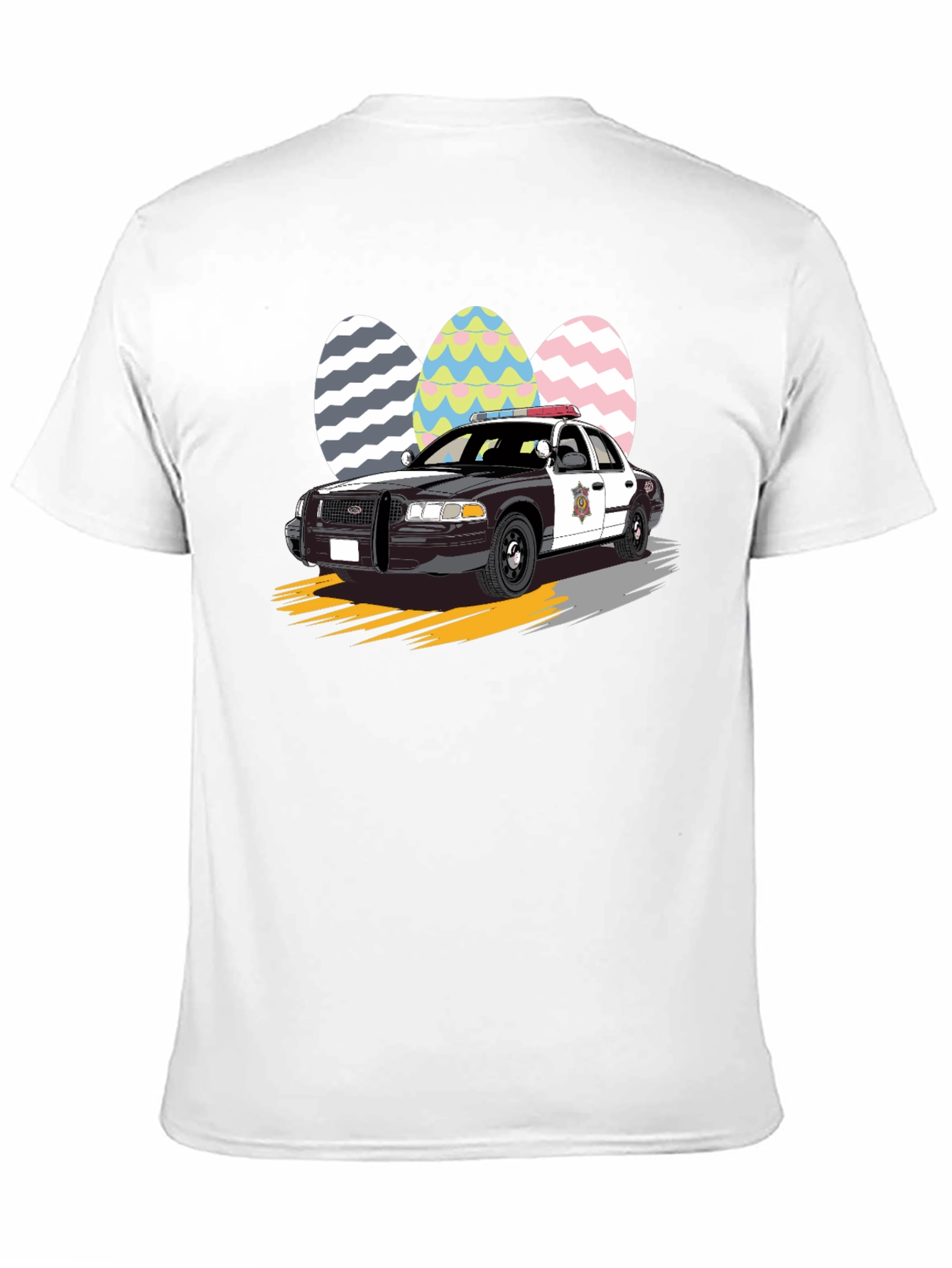 Police Car Easter Egg T-Shirt