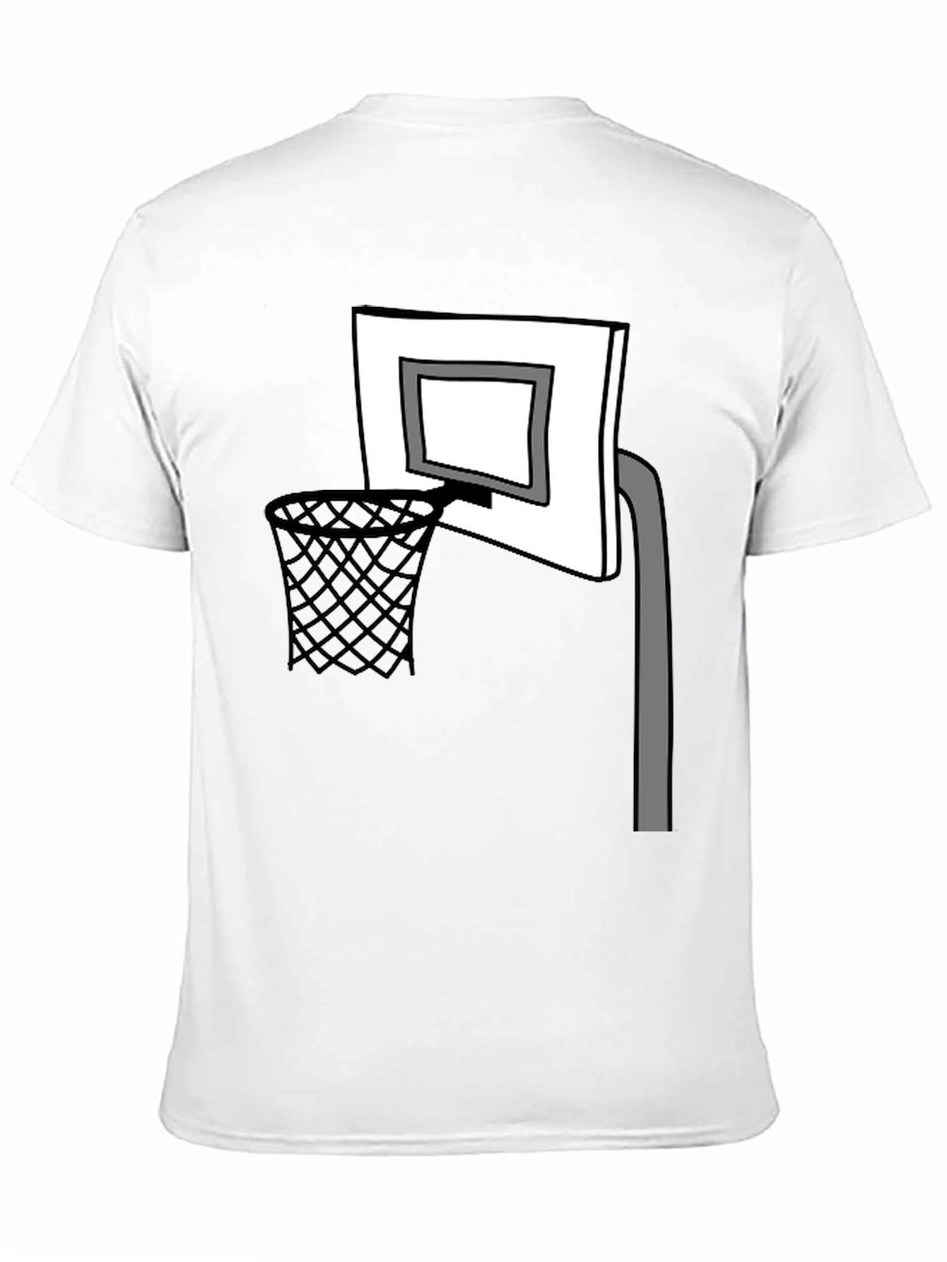 Basketball Hoop Graphic T-Shirt