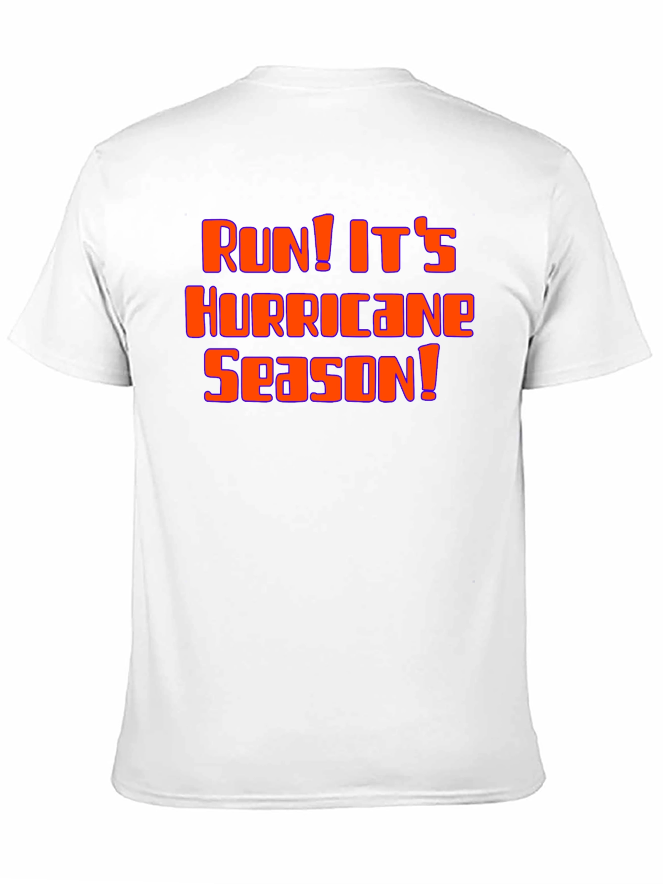 Run! Its Hurricane Season Black Graphic Tee