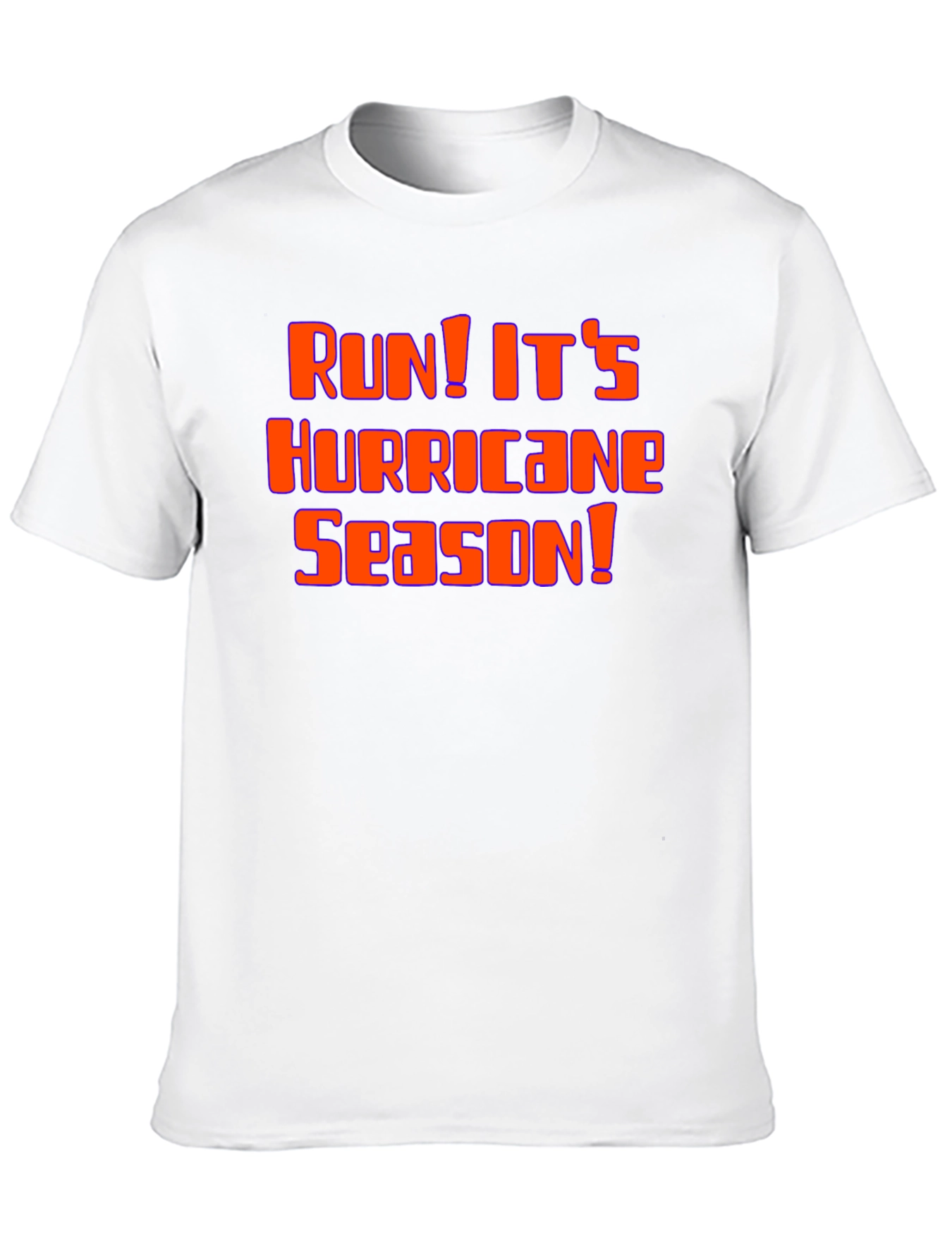 Run! Its Hurricane Season Black Graphic Tee