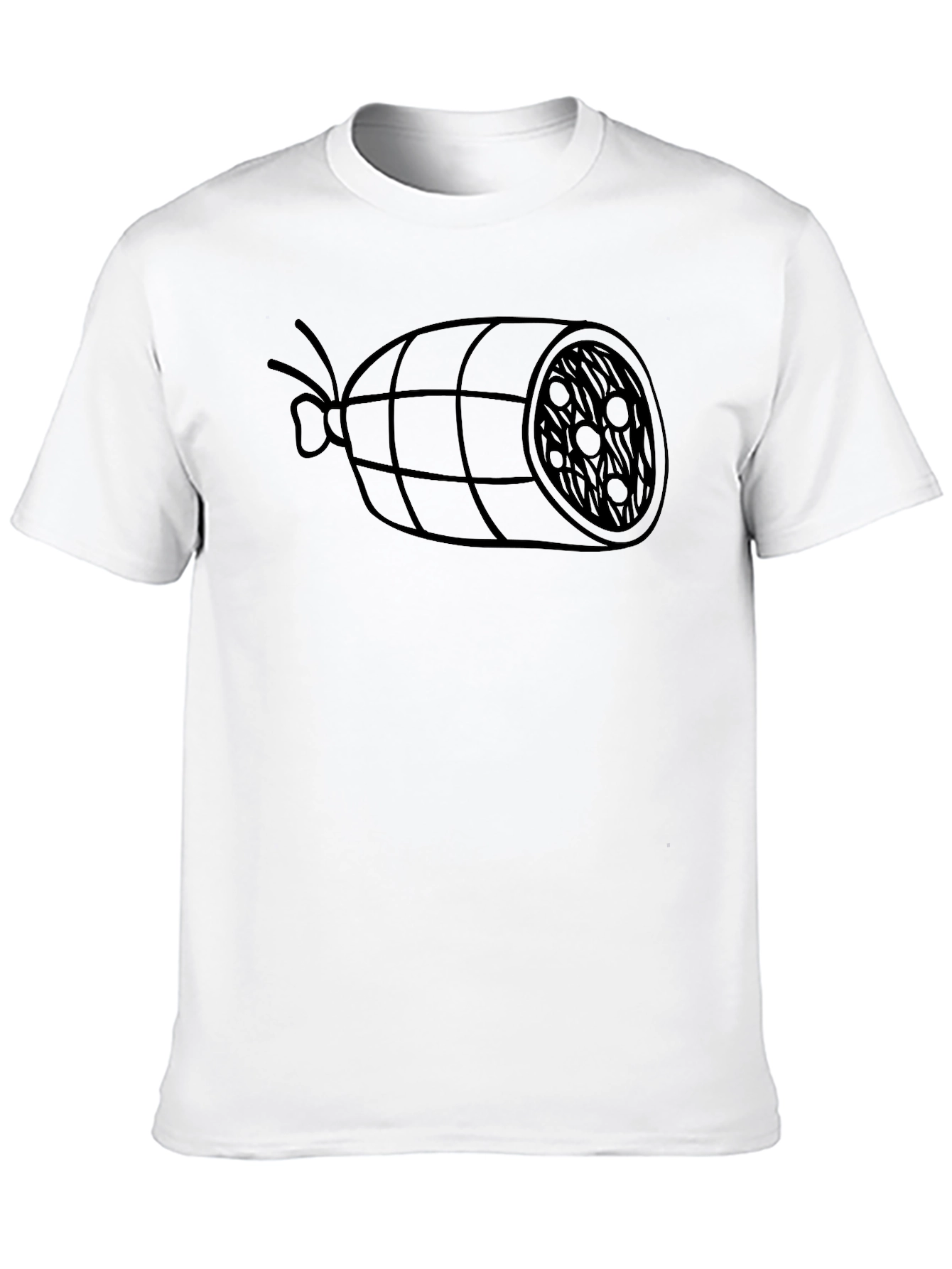 Salami T-Shirt - Funny Food Graphic Tee