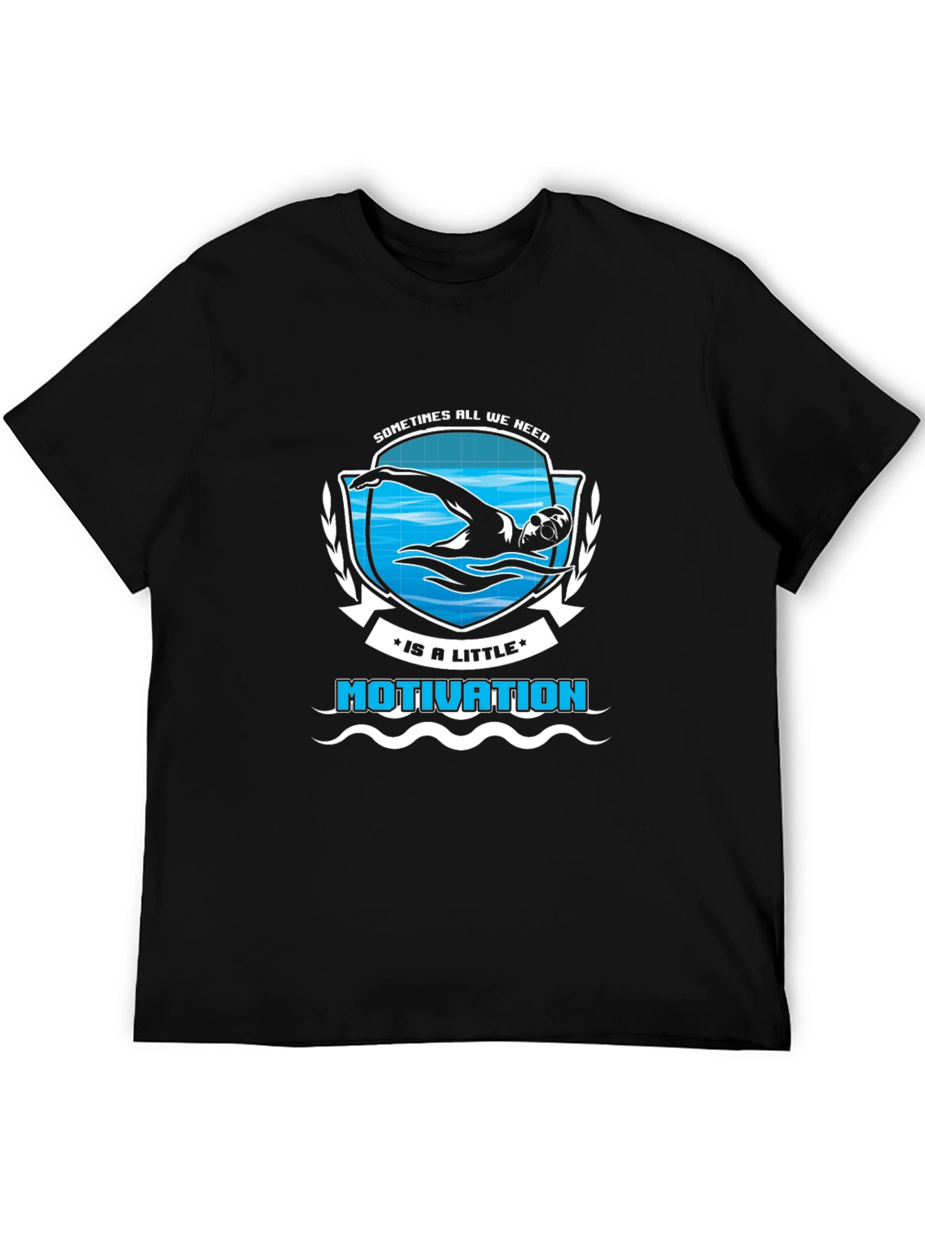 Motivation Swimmer Graphic T-Shirt