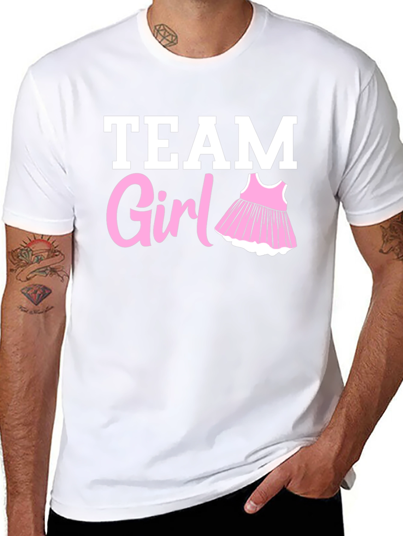 Team Girl T-Shirt - Gender Reveal Party