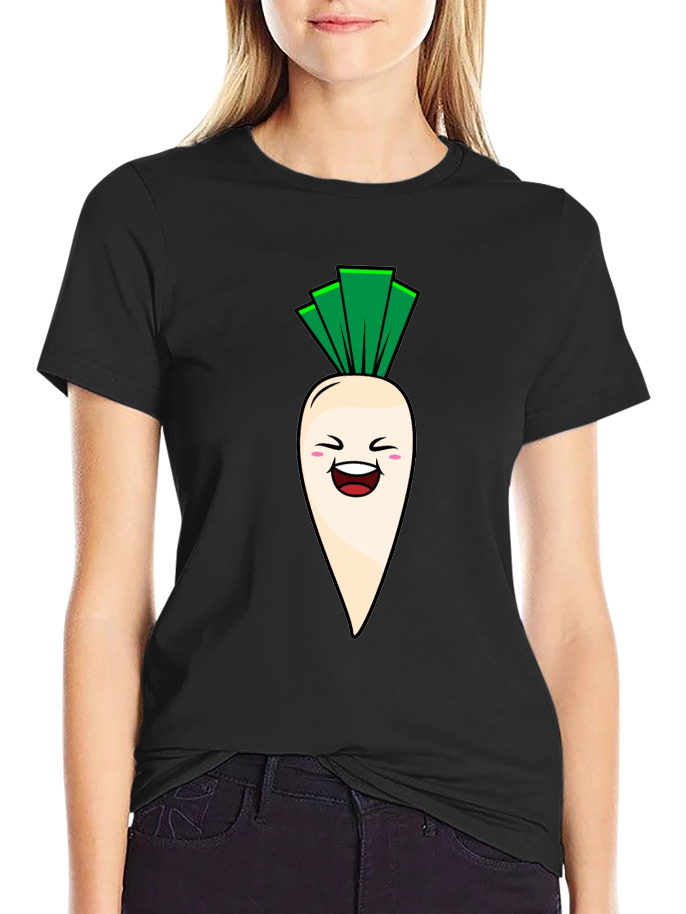 Funny Radish Graphic T-Shirt - Unisex