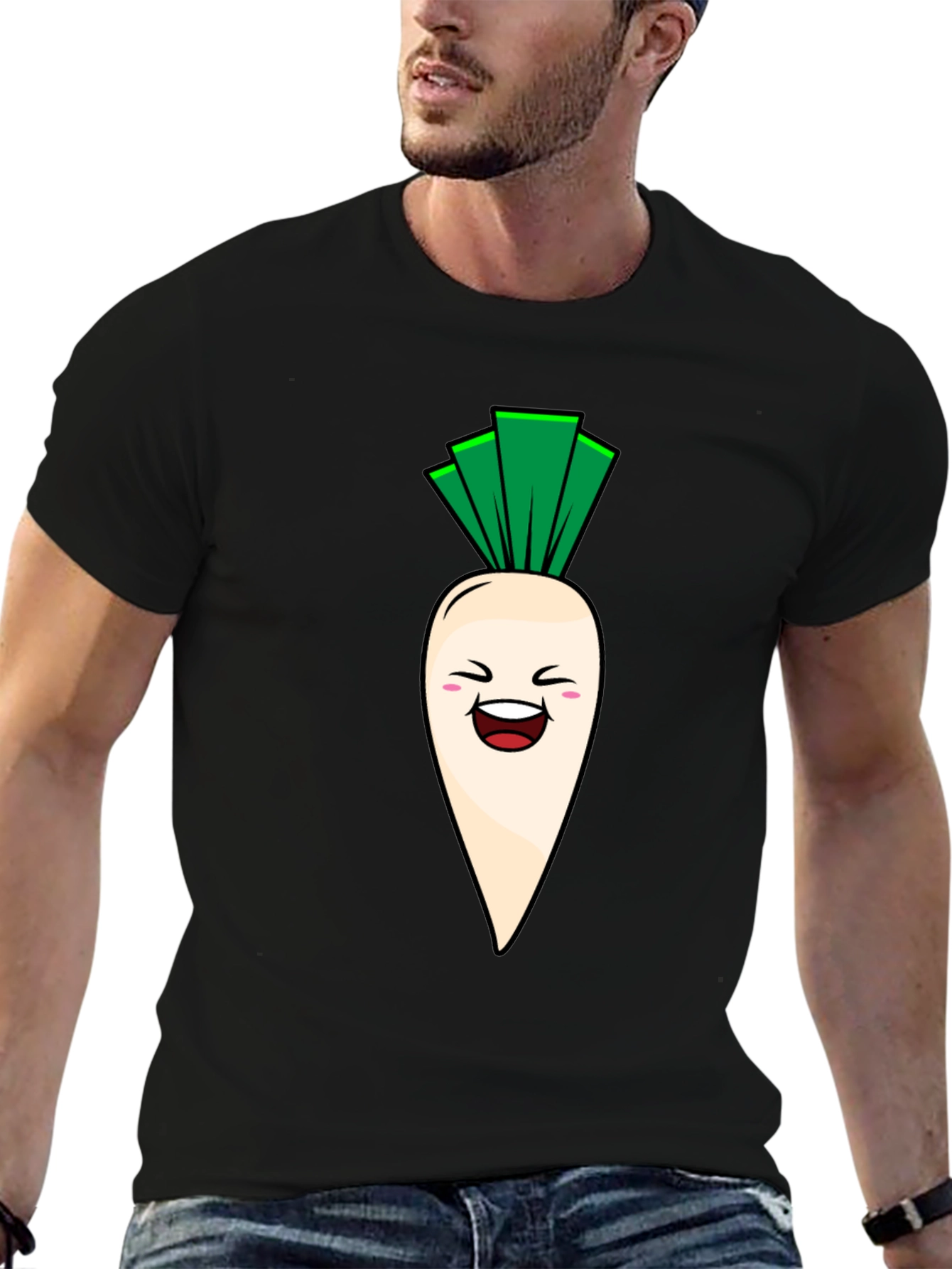 Funny Radish Graphic T-Shirt - Unisex