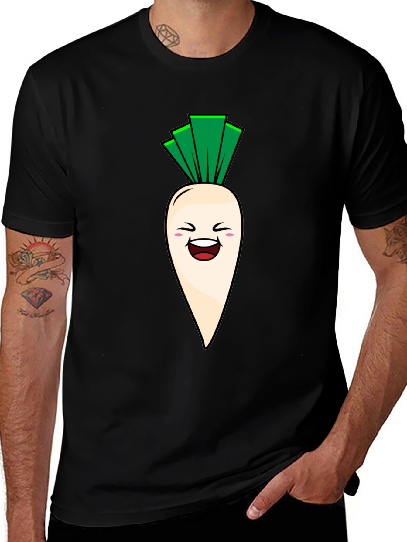 Funny Radish Graphic T-Shirt - Unisex