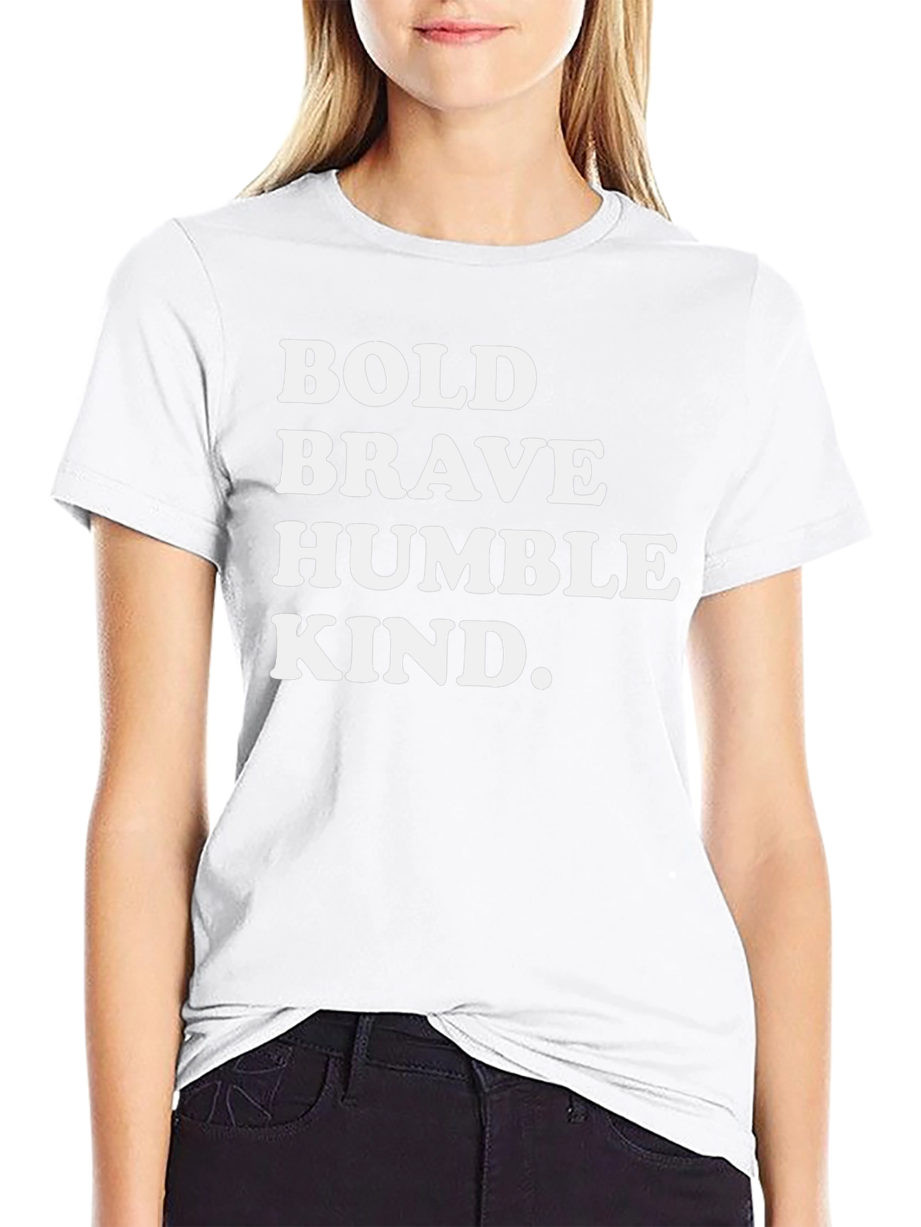 Bold Brave Humble Kind Black T-Shirt