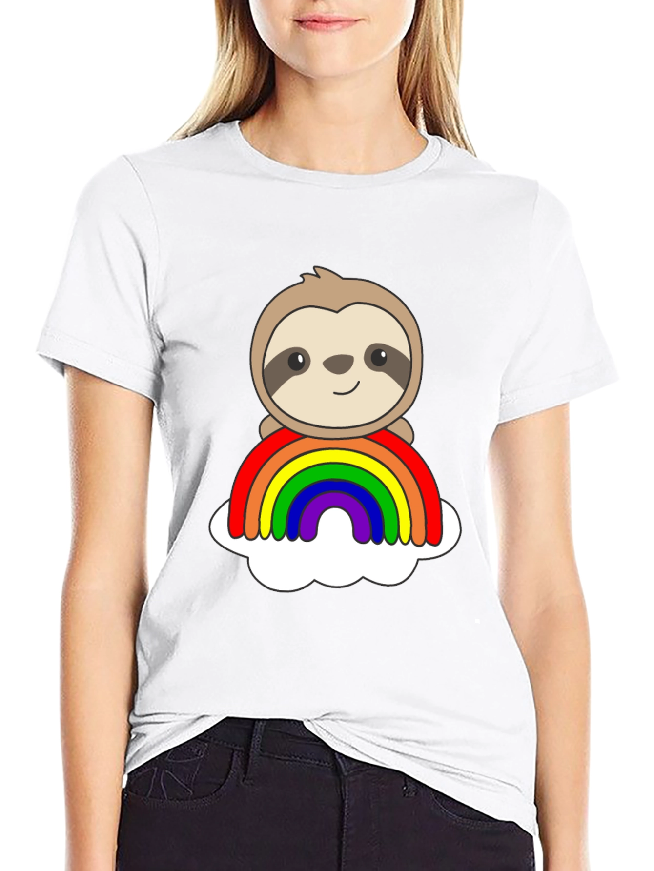Sloth Rainbow T-Shirt - Pride & Comfort