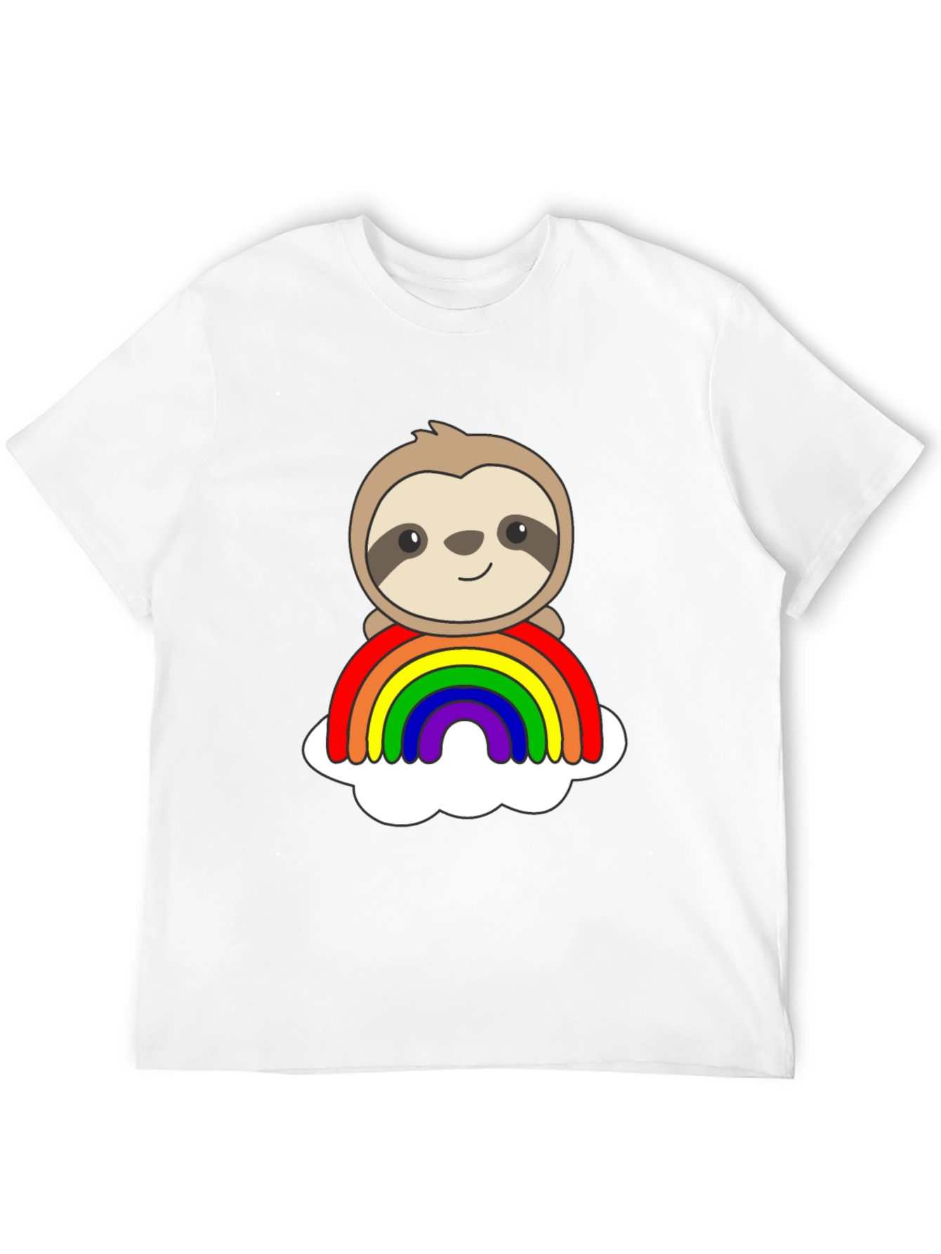 Sloth Rainbow T-Shirt - Pride & Comfort