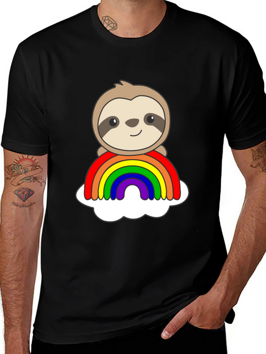 Sloth Rainbow T-Shirt - Pride & Comfort