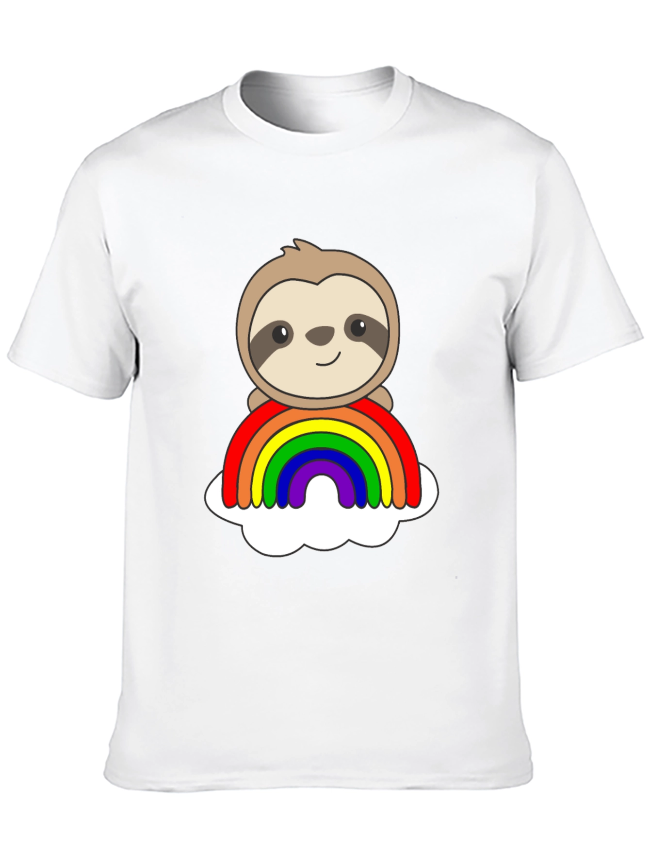 Sloth Rainbow T-Shirt - Pride & Comfort