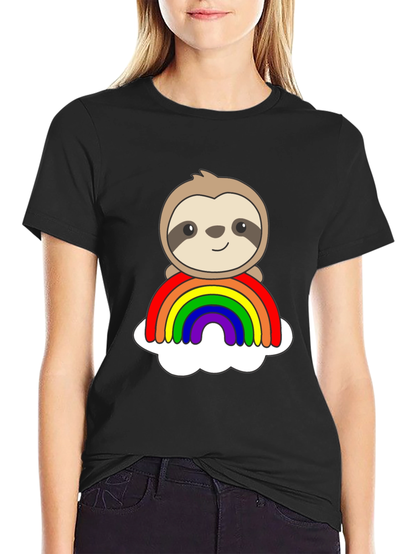 Sloth Rainbow T-Shirt - Pride & Comfort