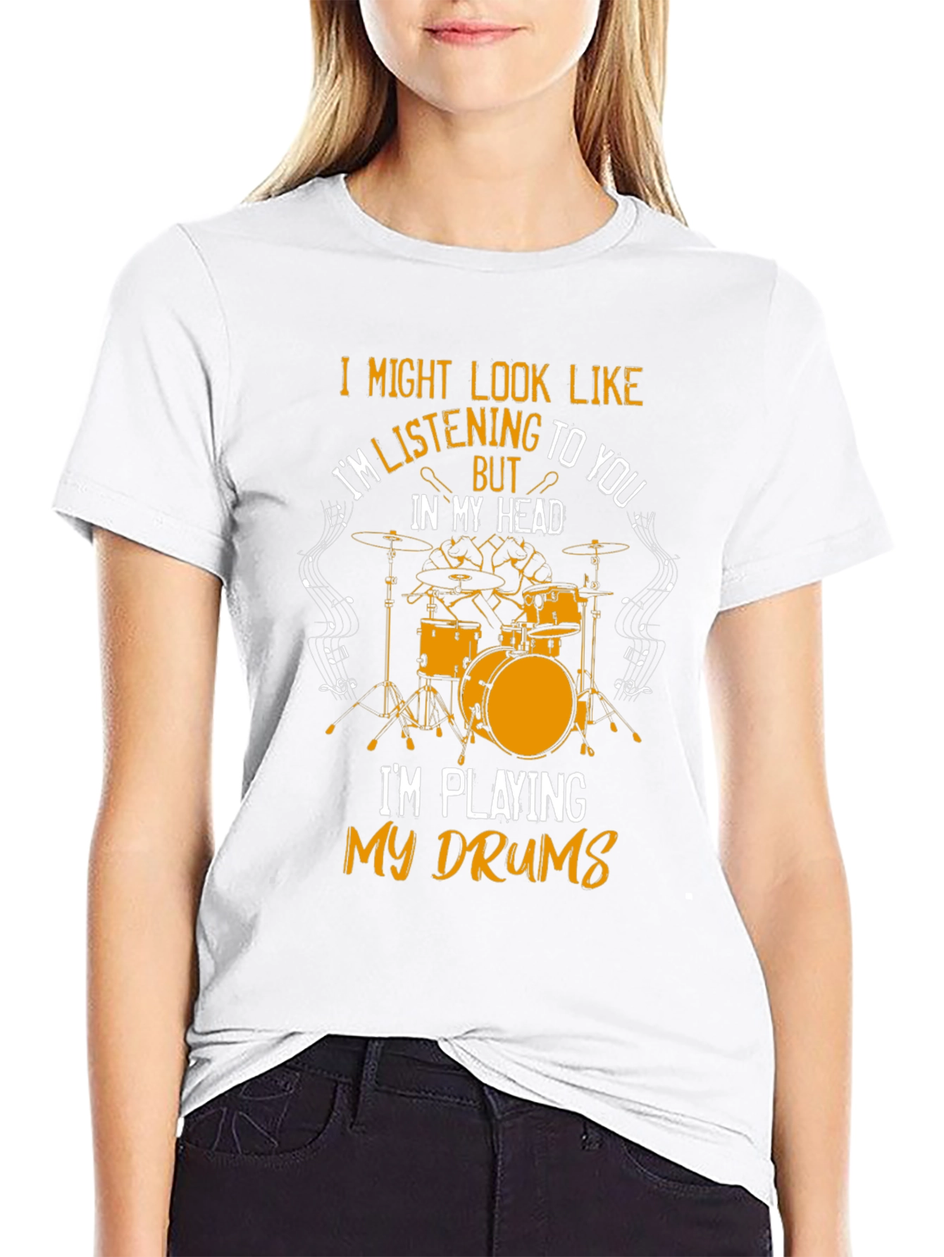 Drummer T-Shirt - Im Playing My Drums