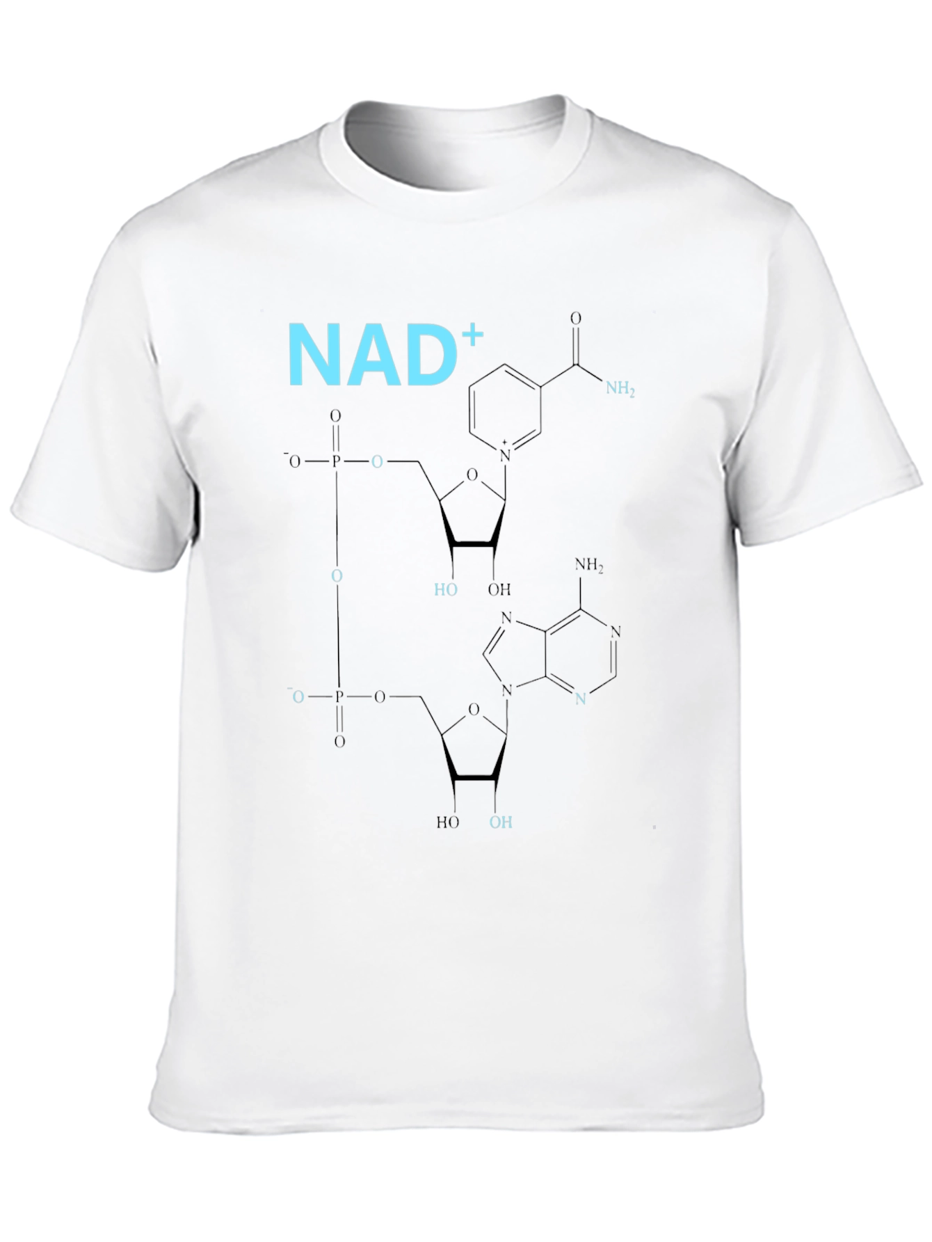 NAD+ Molecule T-Shirt - Science Fashion