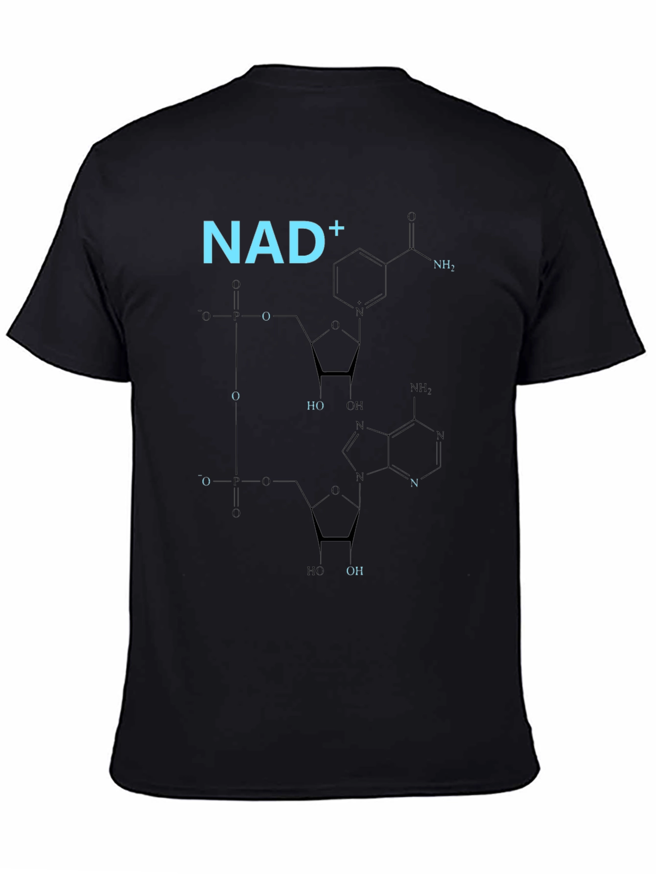 NAD+ Molecule T-Shirt - Science Fashion
