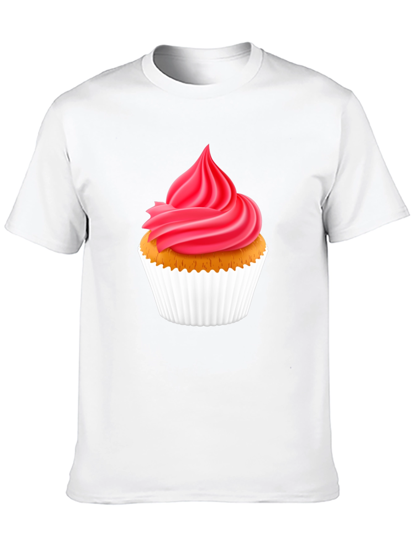 Cupcake Graphic T-Shirt - Sweet Treat Design
